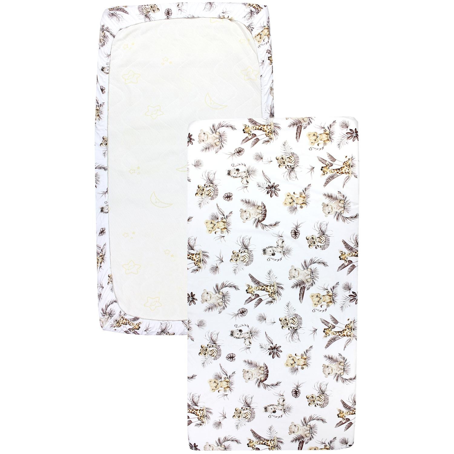 Baby/ Kinder Spannbettlaken Gemustert