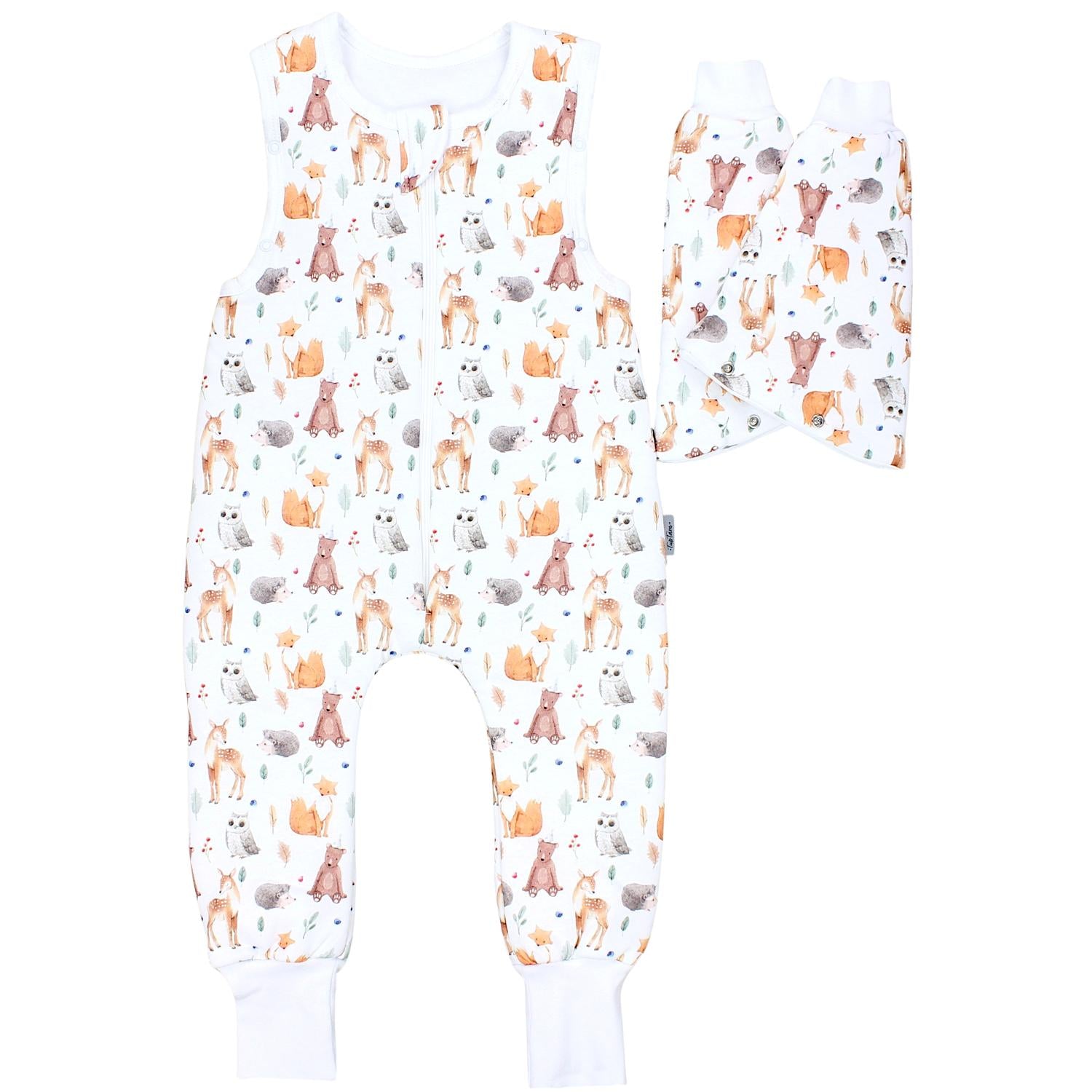 Winterschlafsack mit Beinen und Ärmeln