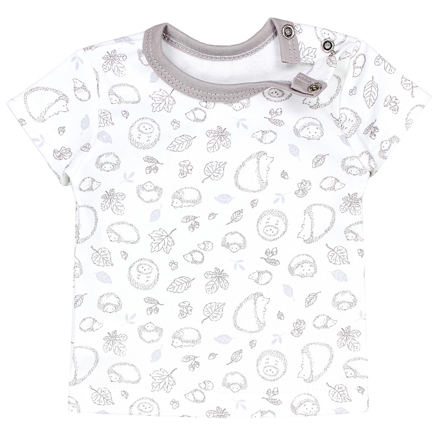 Baby Kurzarm T-Shirt mit Aufdruck - 5er Set