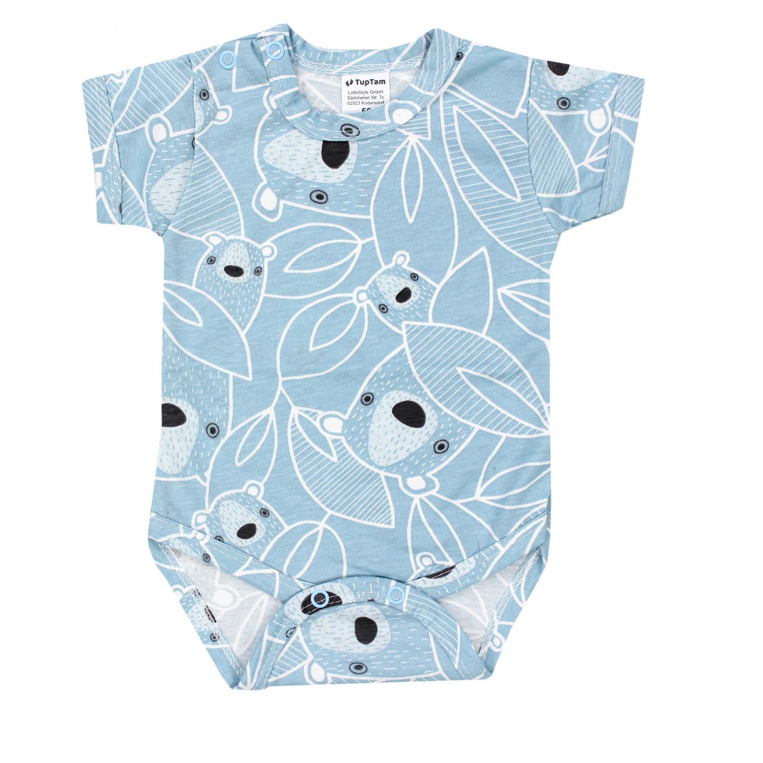 Baby Body Kurzarm Unifarben - 5er Set