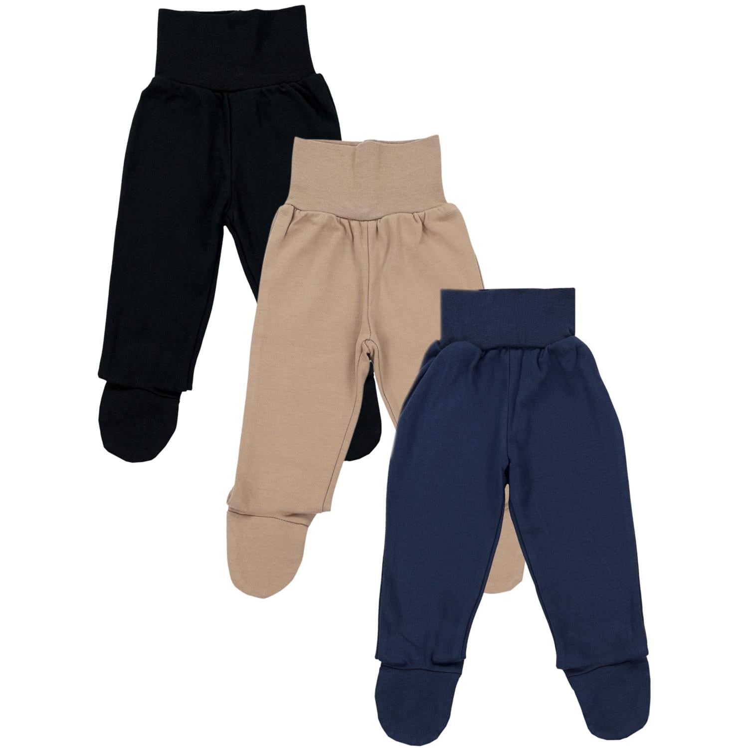 Strampelhose mit Fuß - 3er Set