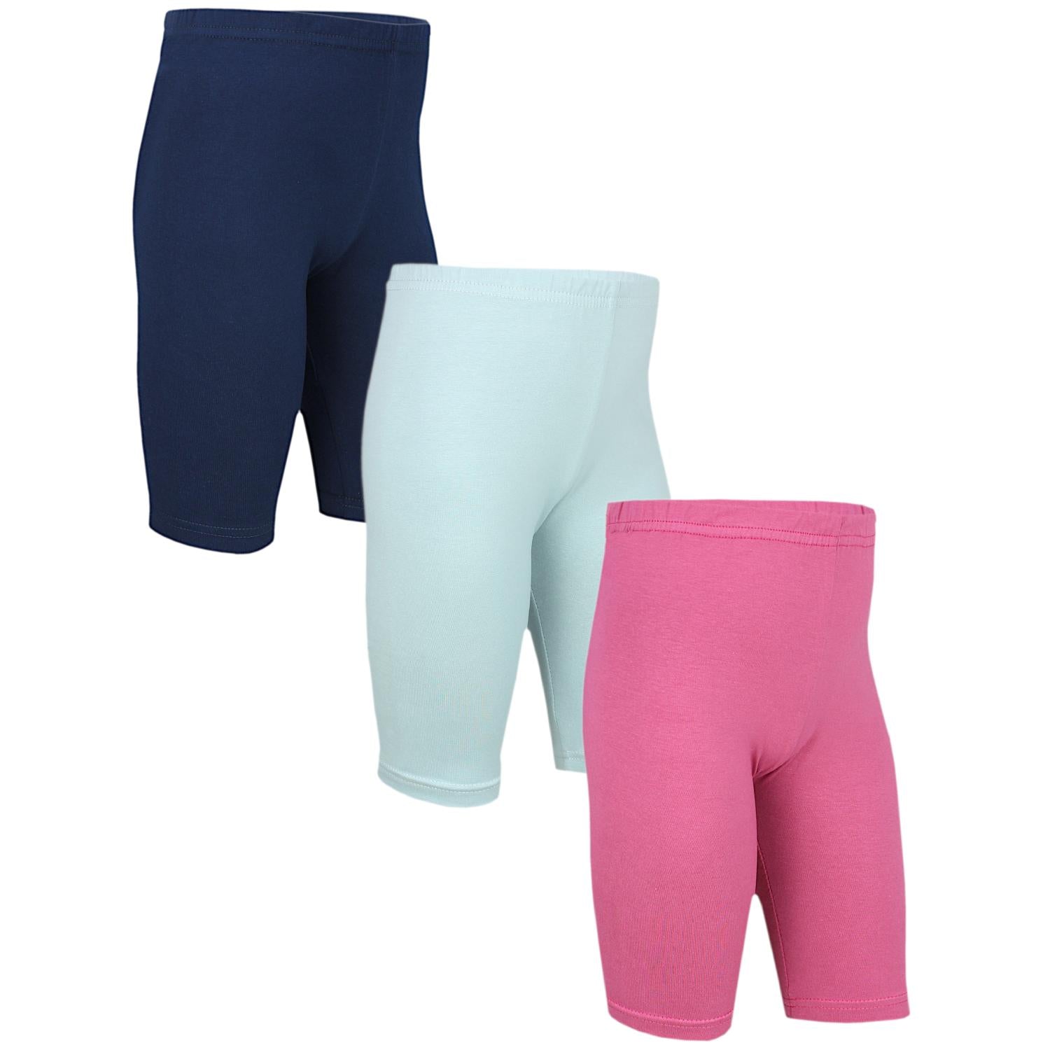 Kinder Leggings Kurz Radlerhose - 3er Set