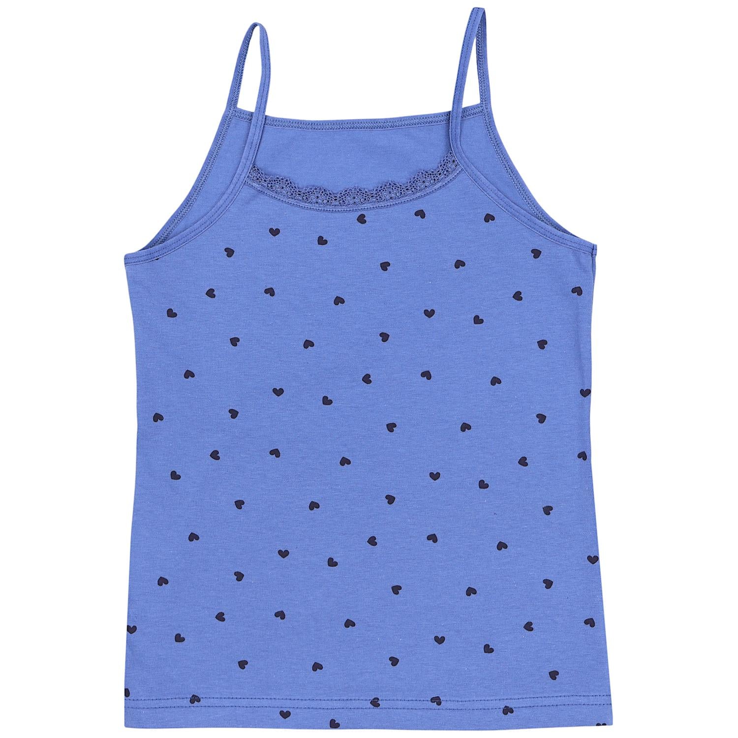 Mädchen Unterhemd Spaghettiträger - 5er Set