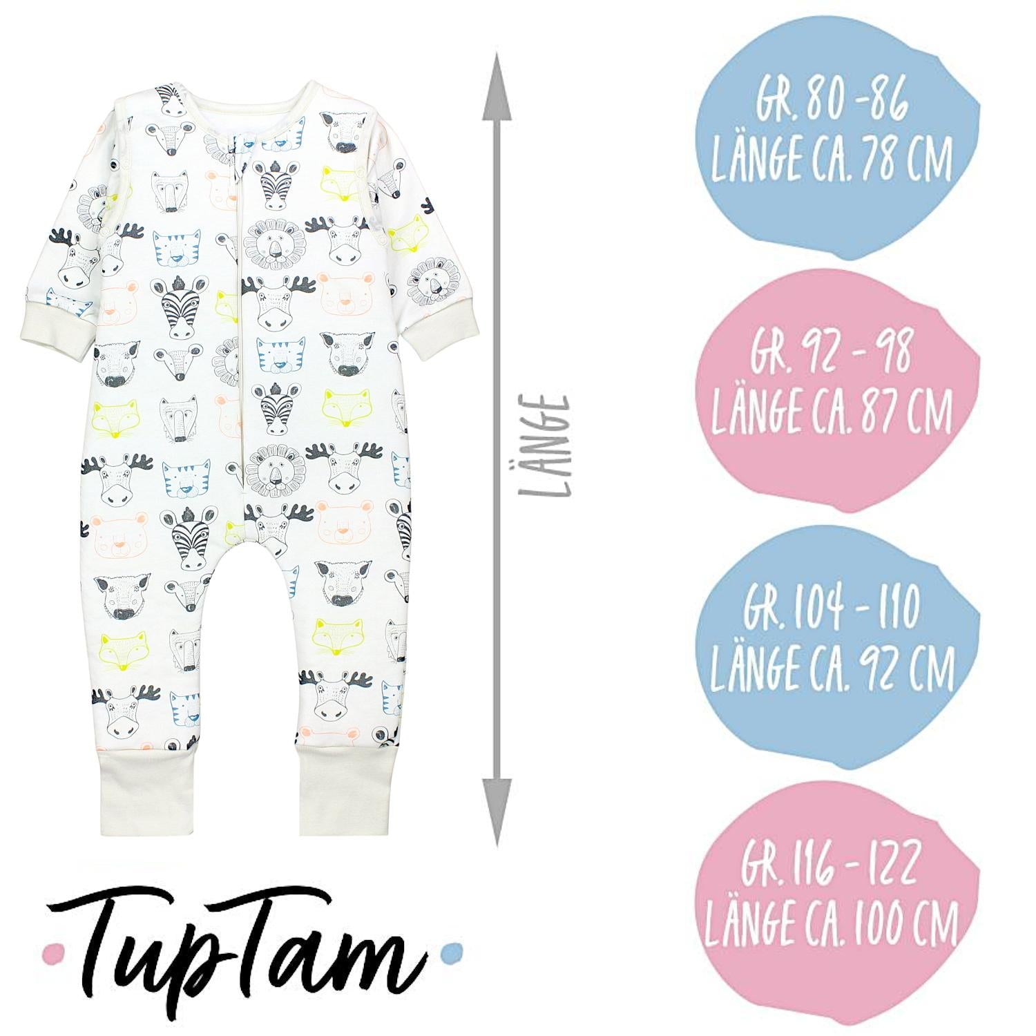 Bio-Schlafsack mit Beinen und Armen 2.5 TOG