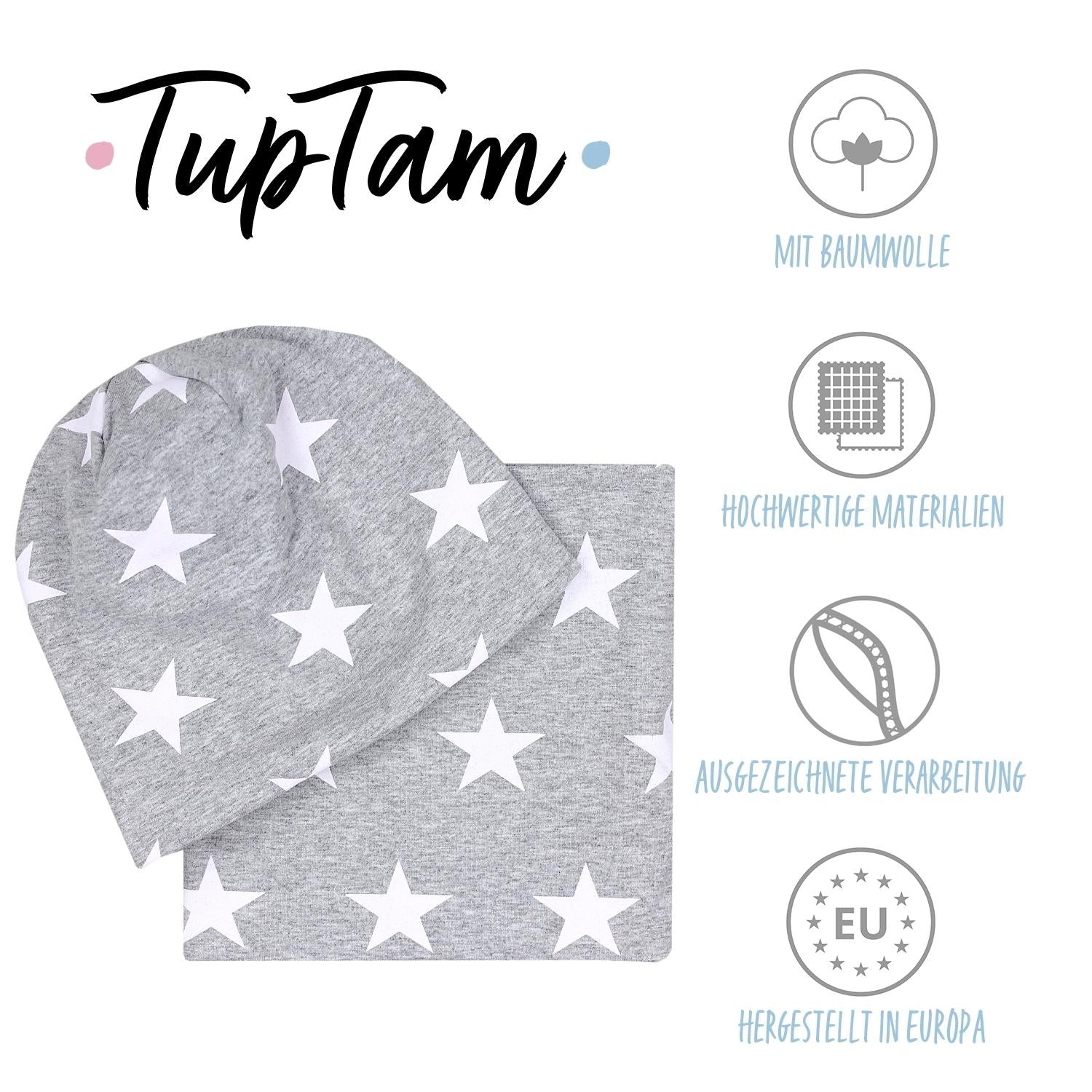 Madchen Beanie Mütze Schlauchschal Set