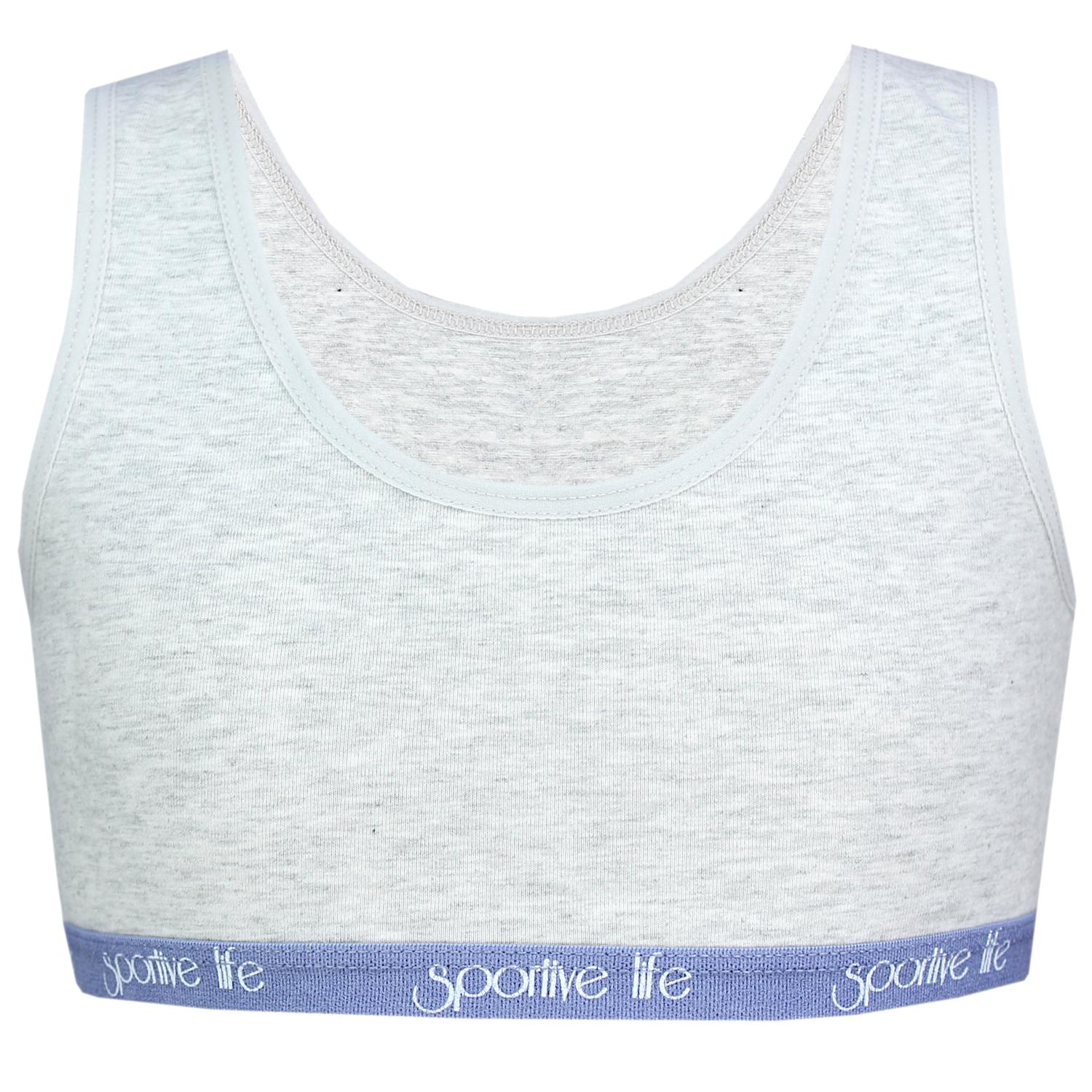 Mädchen Bustier breite Träger- 5er Set