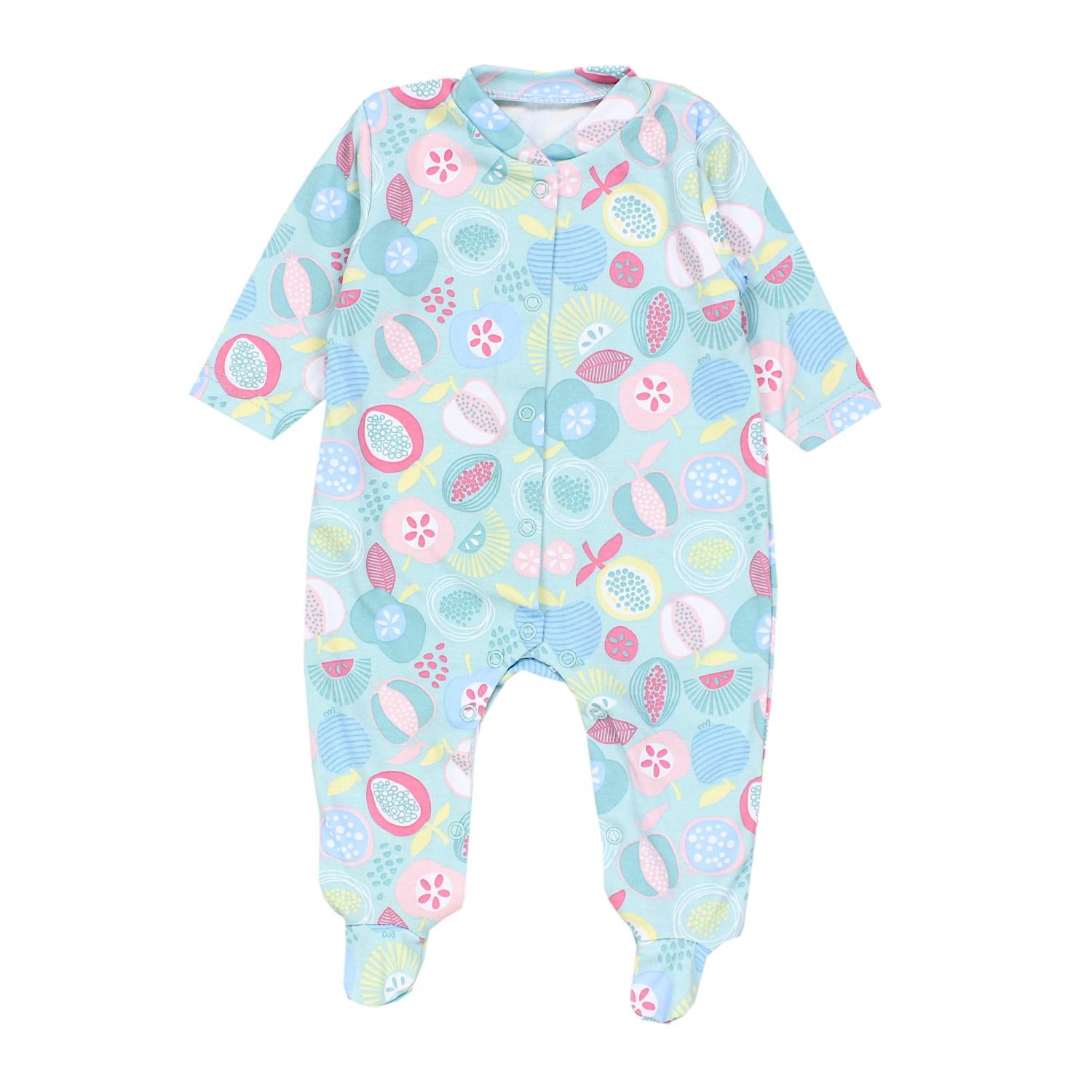Baby Schlafstrampler mit Fuß - 3er Set