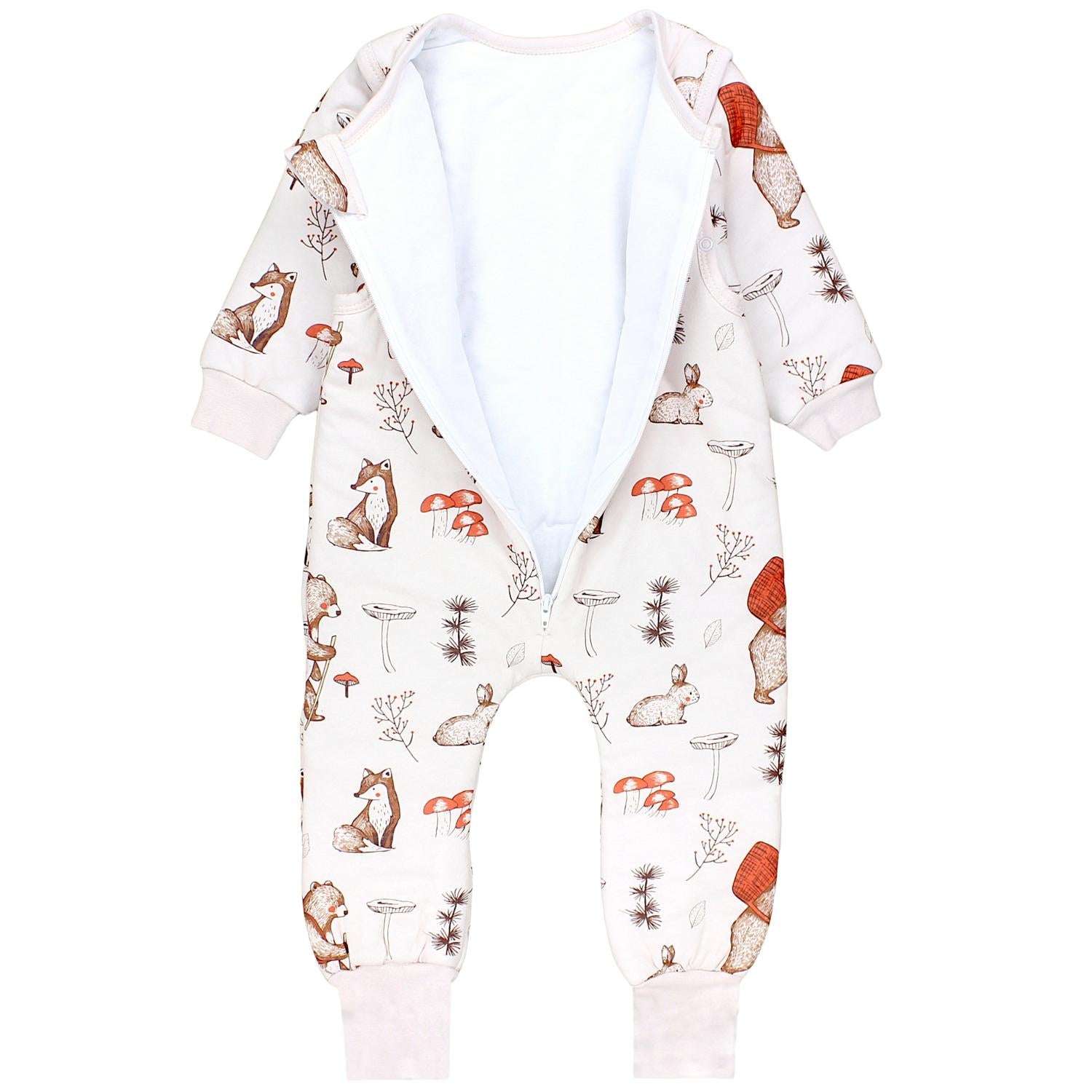 Winterschlafsack mit Beinen und Ärmeln