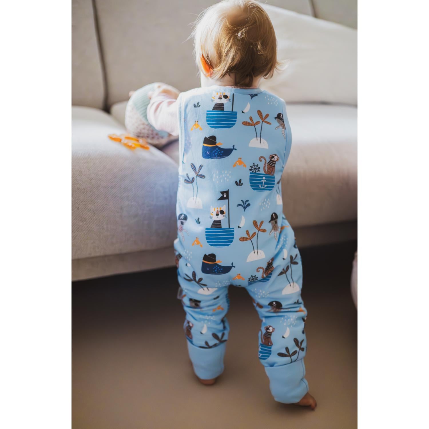 Wattierter Schlafsack mit Füßen 2.5 TOG