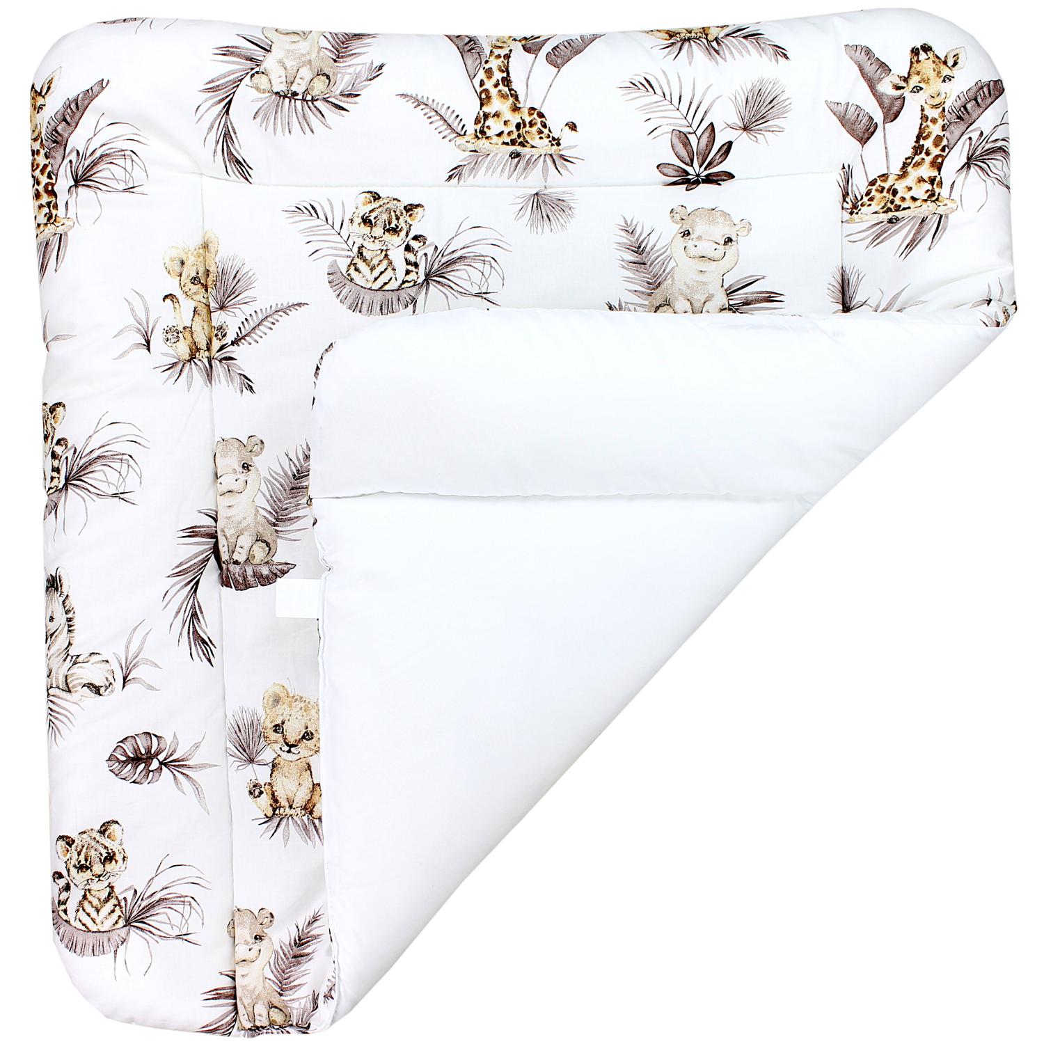 Wickeltischauflage mit Baumwollbezug