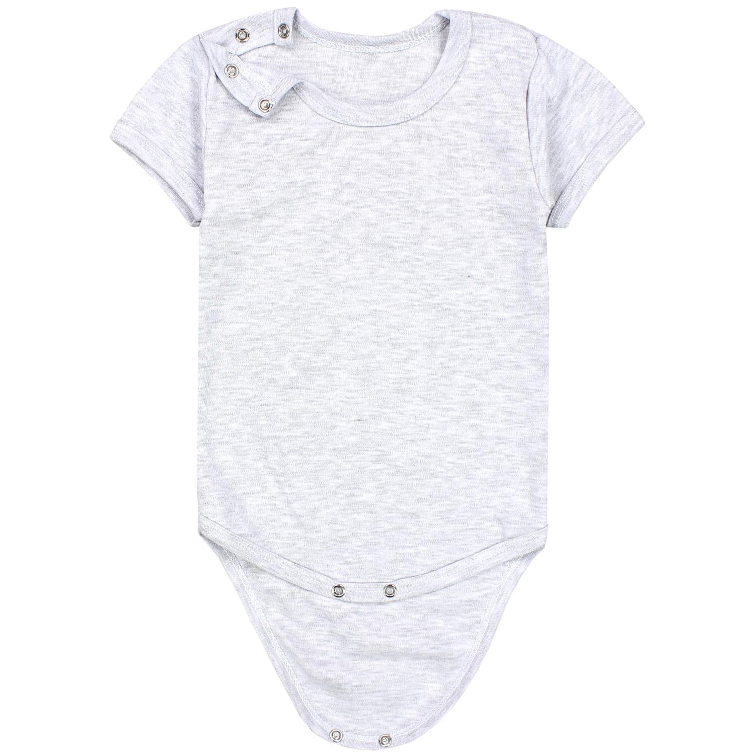 Baby Body Kurzarm Unifarben - 5er Set