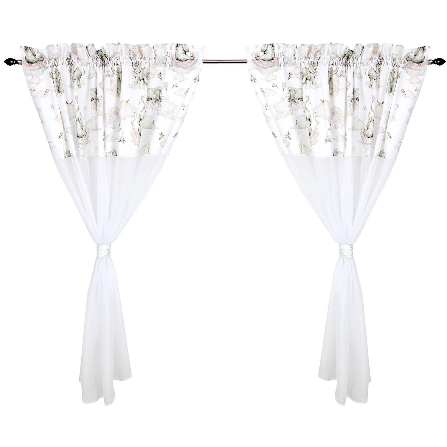 Kinderzimmer Voile/ Vorhänge/ Gardinen mit Tunnelzug Set