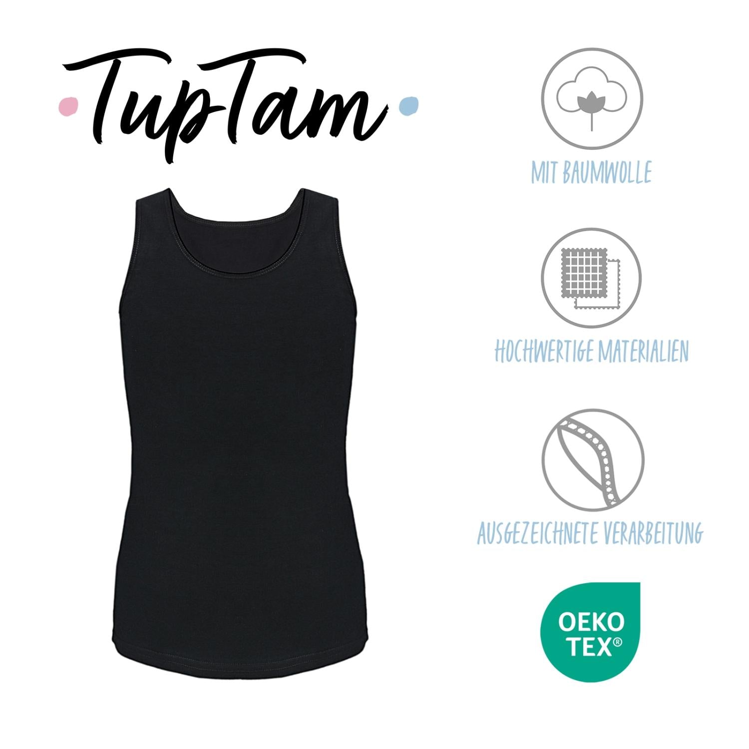 Unterhemd Ärmellos - 5er Set