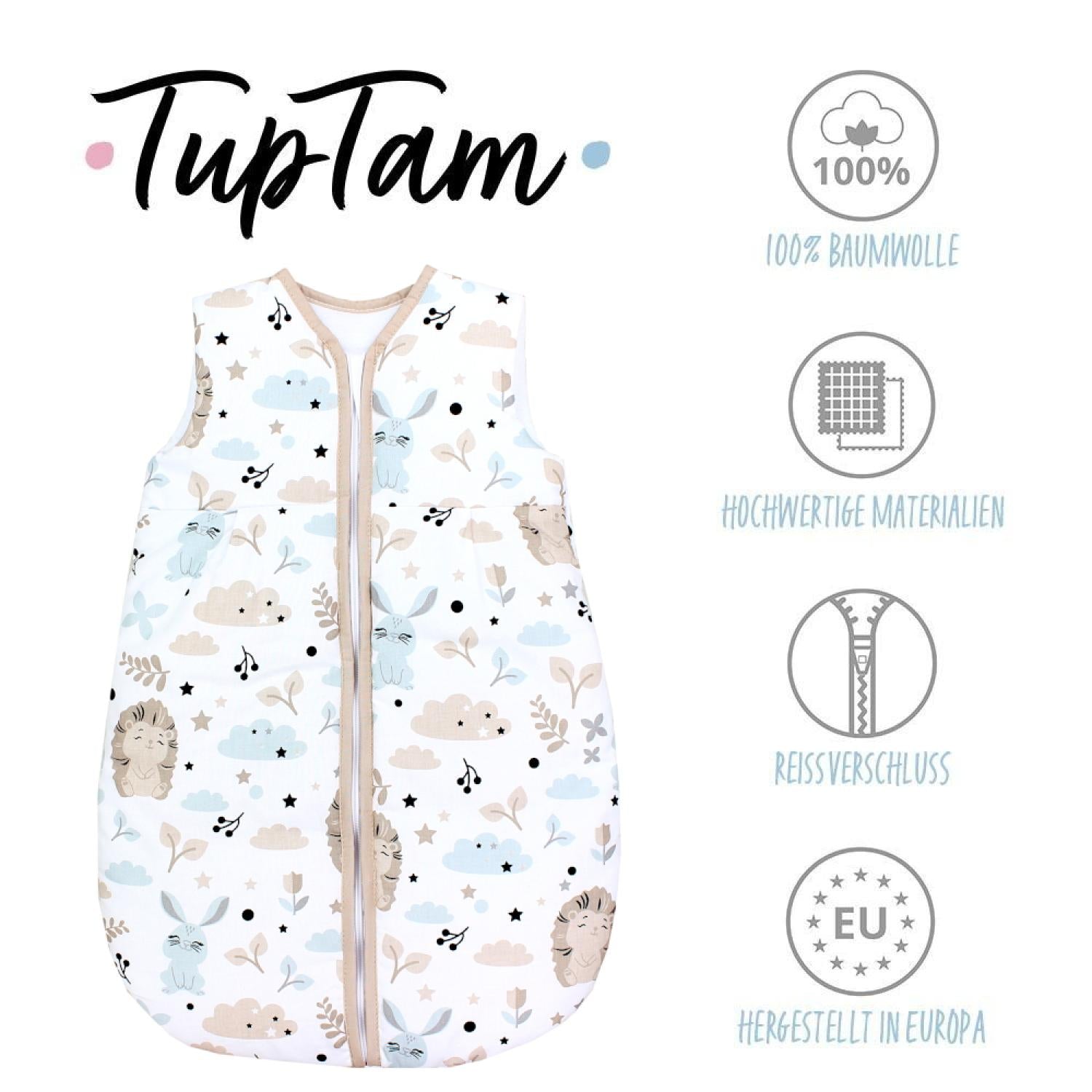 Baby Ganzjahresschlafsack ärmellos 2.5 TOG