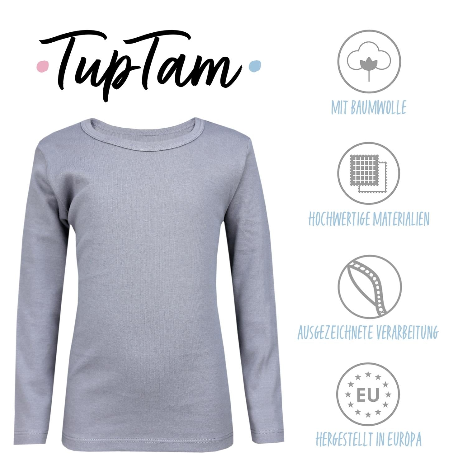 Unterhemd Langarm - 3er Set