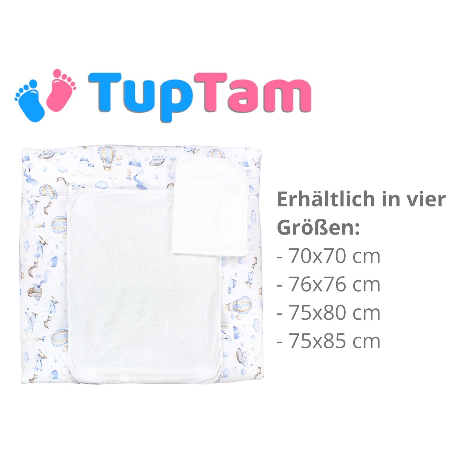 Wickelauflage (inkl. 2 Frotteebezüge)