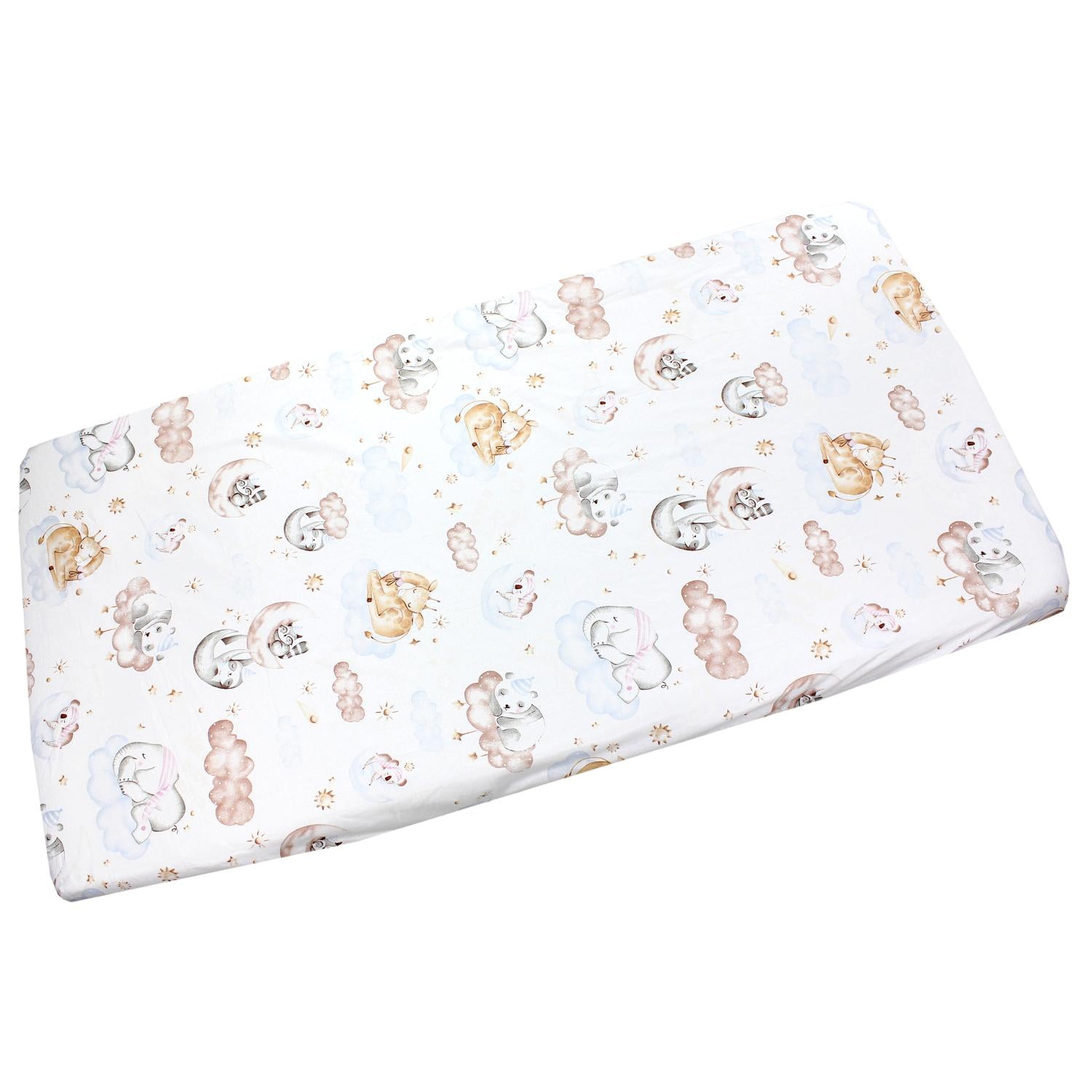 Baby/ Kinder Spannbettlaken Gemustert