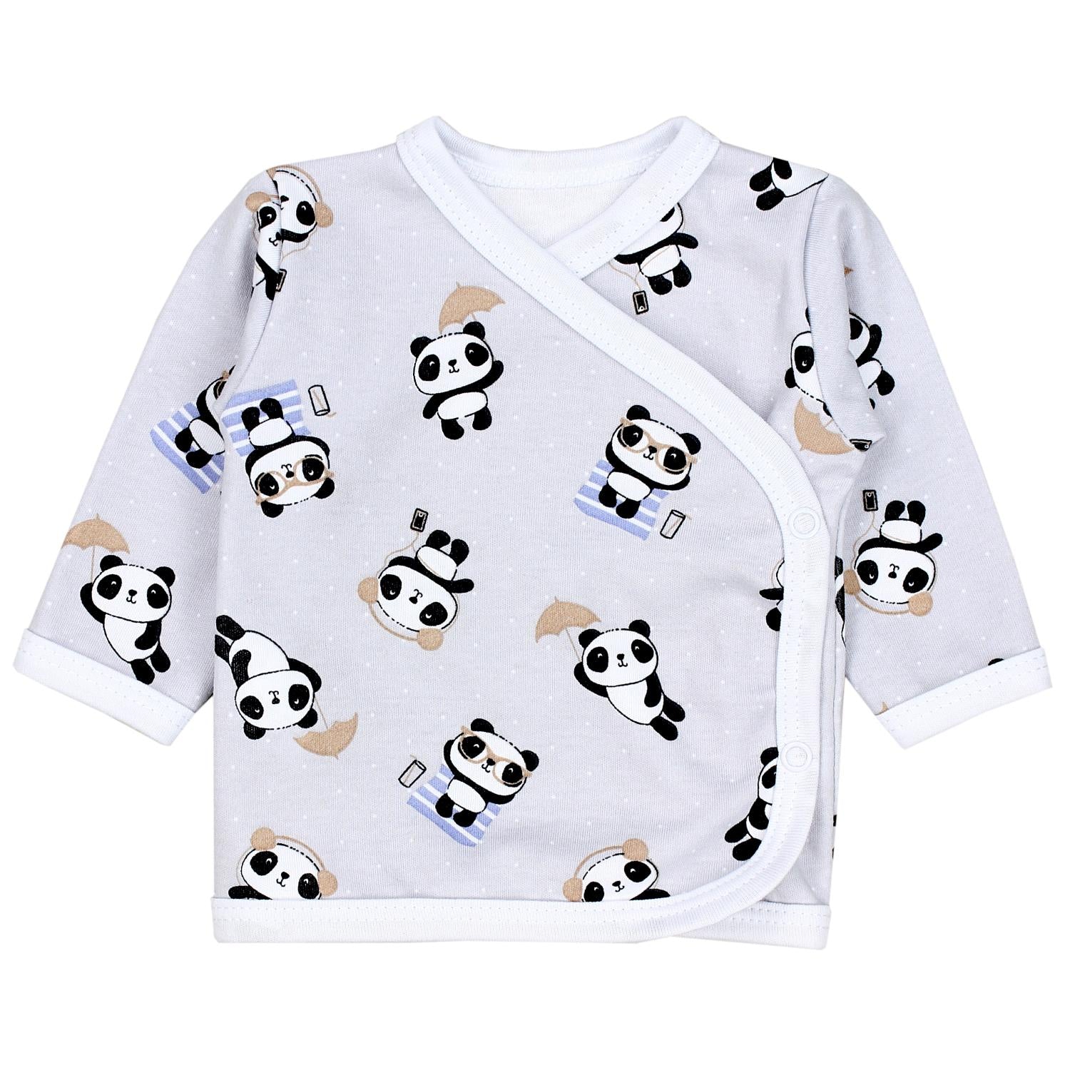 Langarm- Wickelshirt - 5er Set