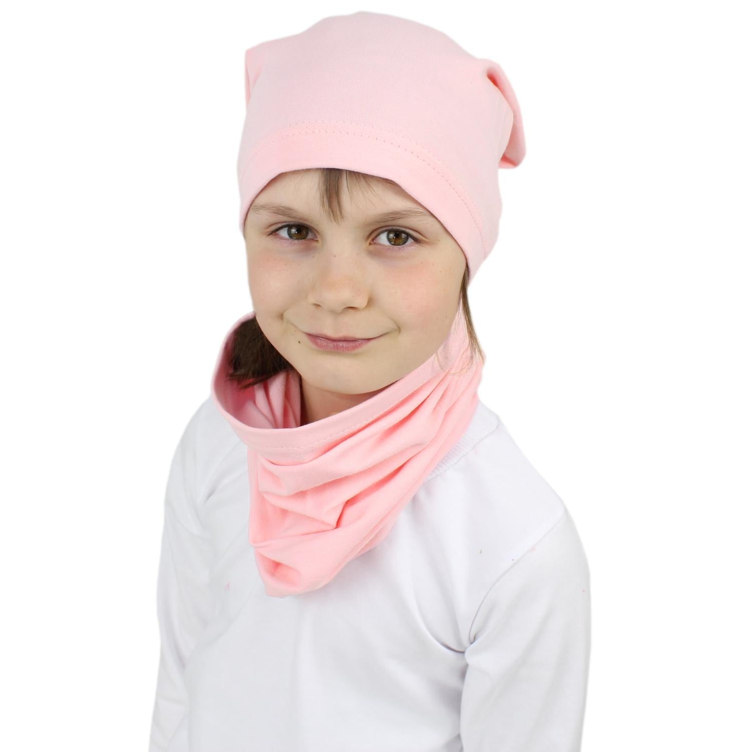 Kinder Beanie Mütze und Schlauchschal