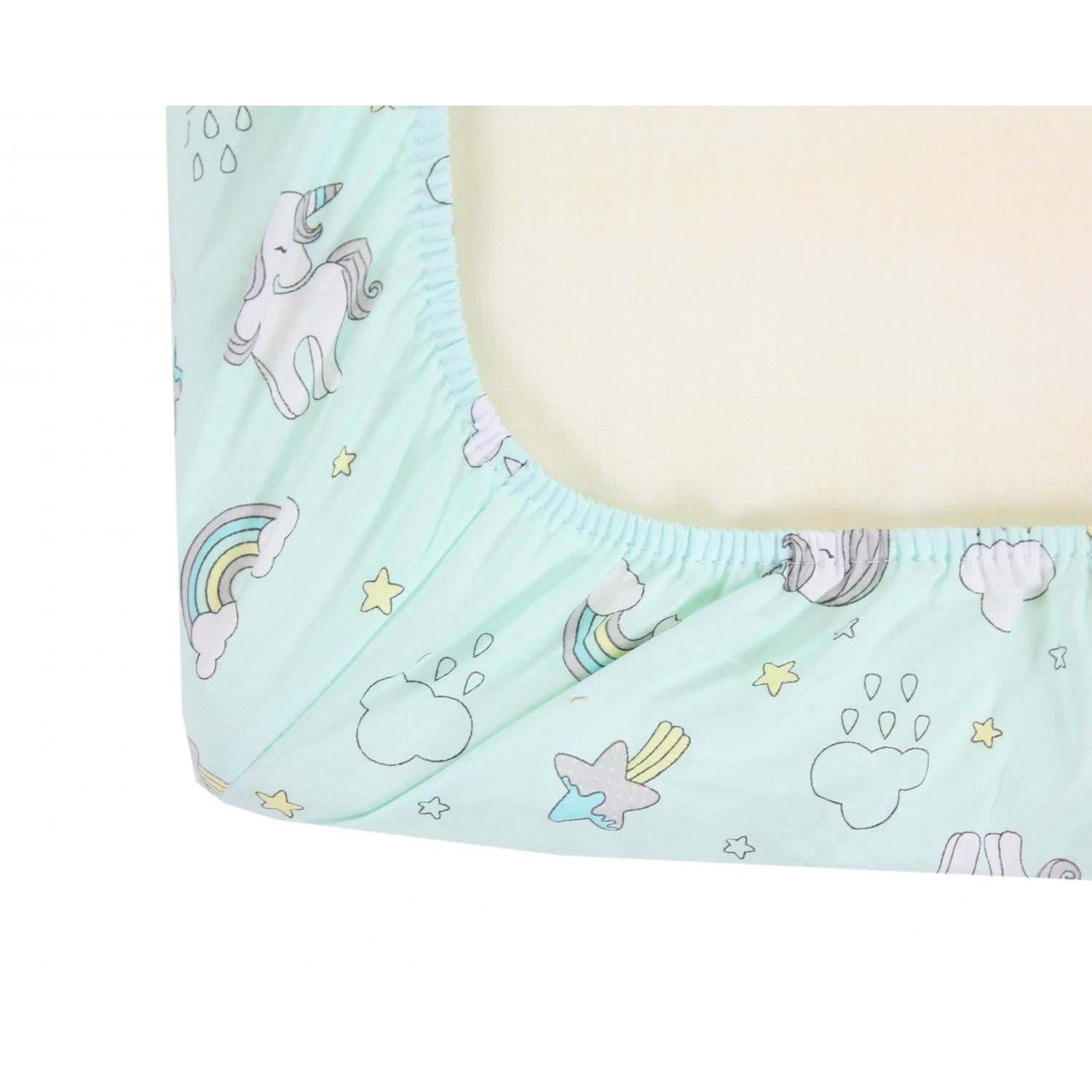 Baby/ Kinder Spannbettlaken Gemustert