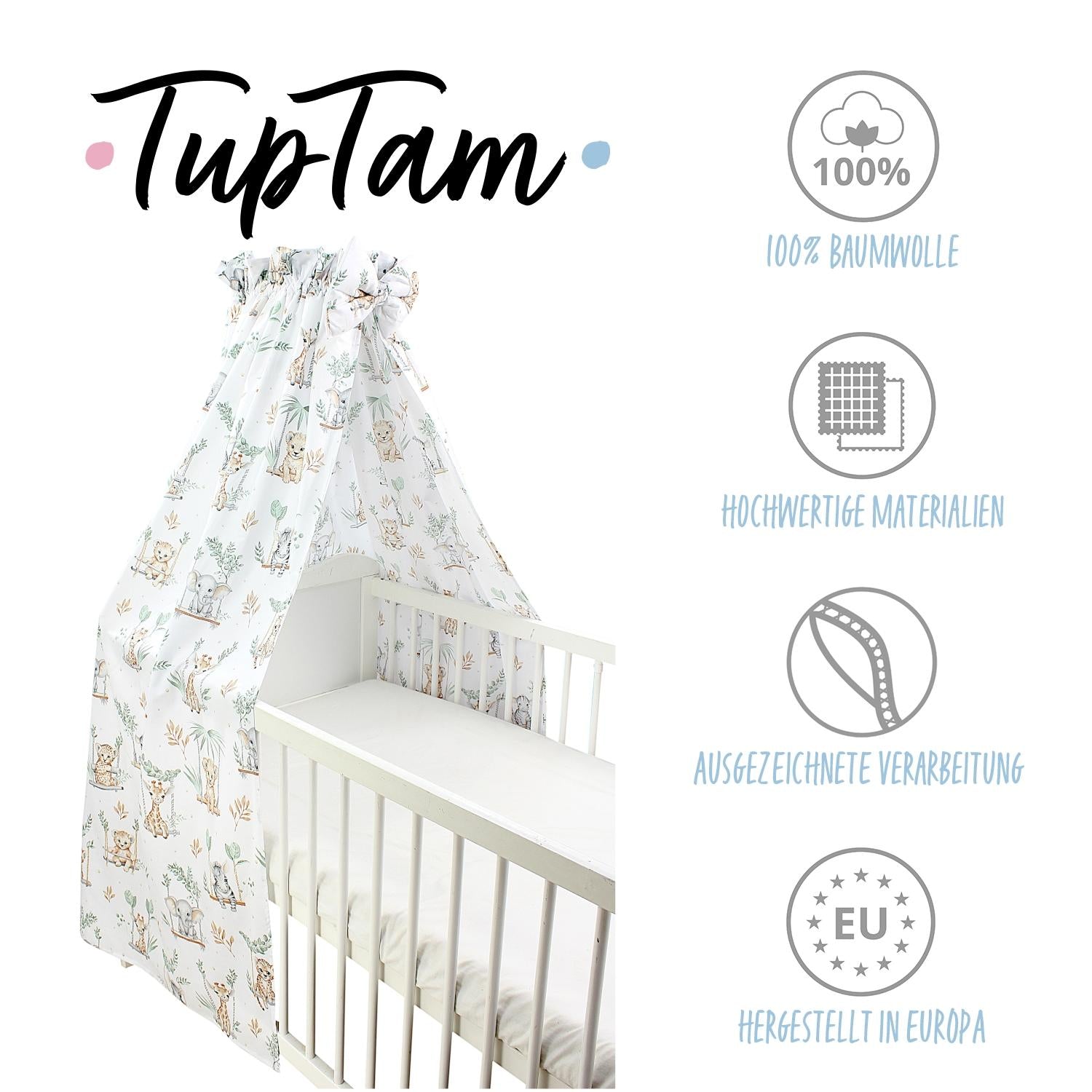 Babybett Himmel mit Schleifchen