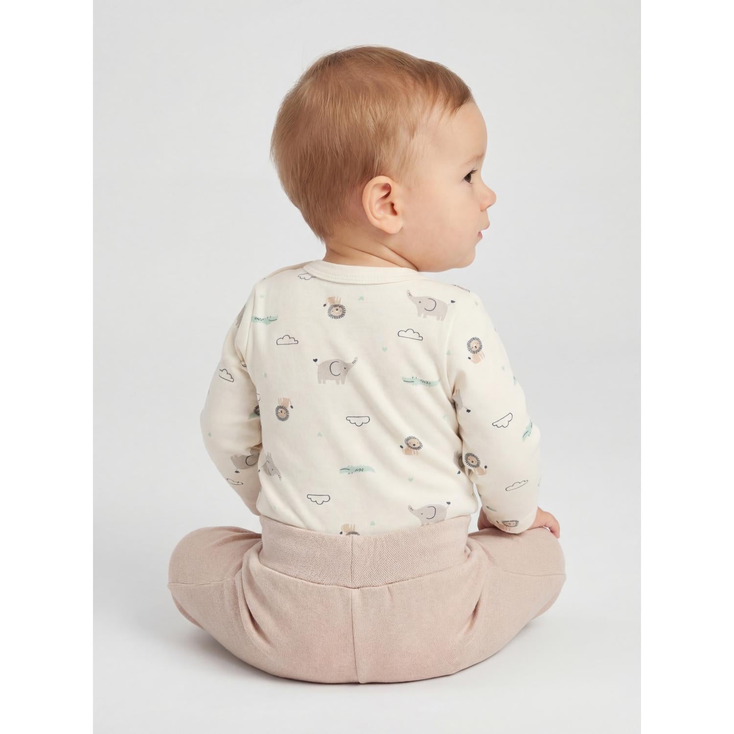 Langarm Wickelbody - 5er Set