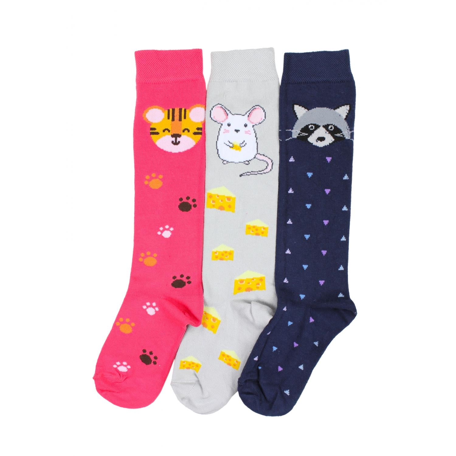 Knielange Socken - 3er Set