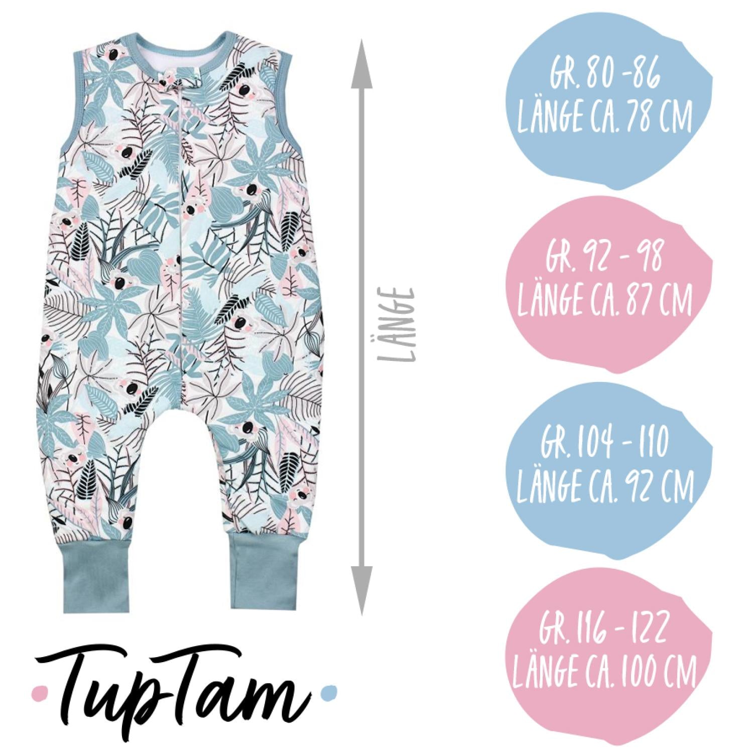 Schlafsack mit Füßen 2.5 TOG