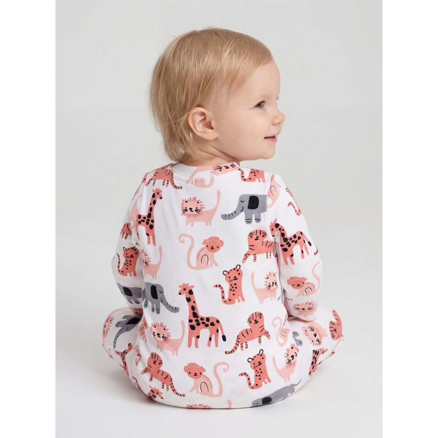 Schlafstrampler mit Fuß - 3er Set