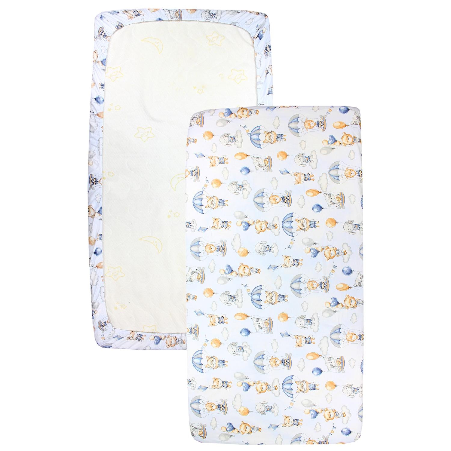 Baby/ Kinder Spannbettlaken Gemustert