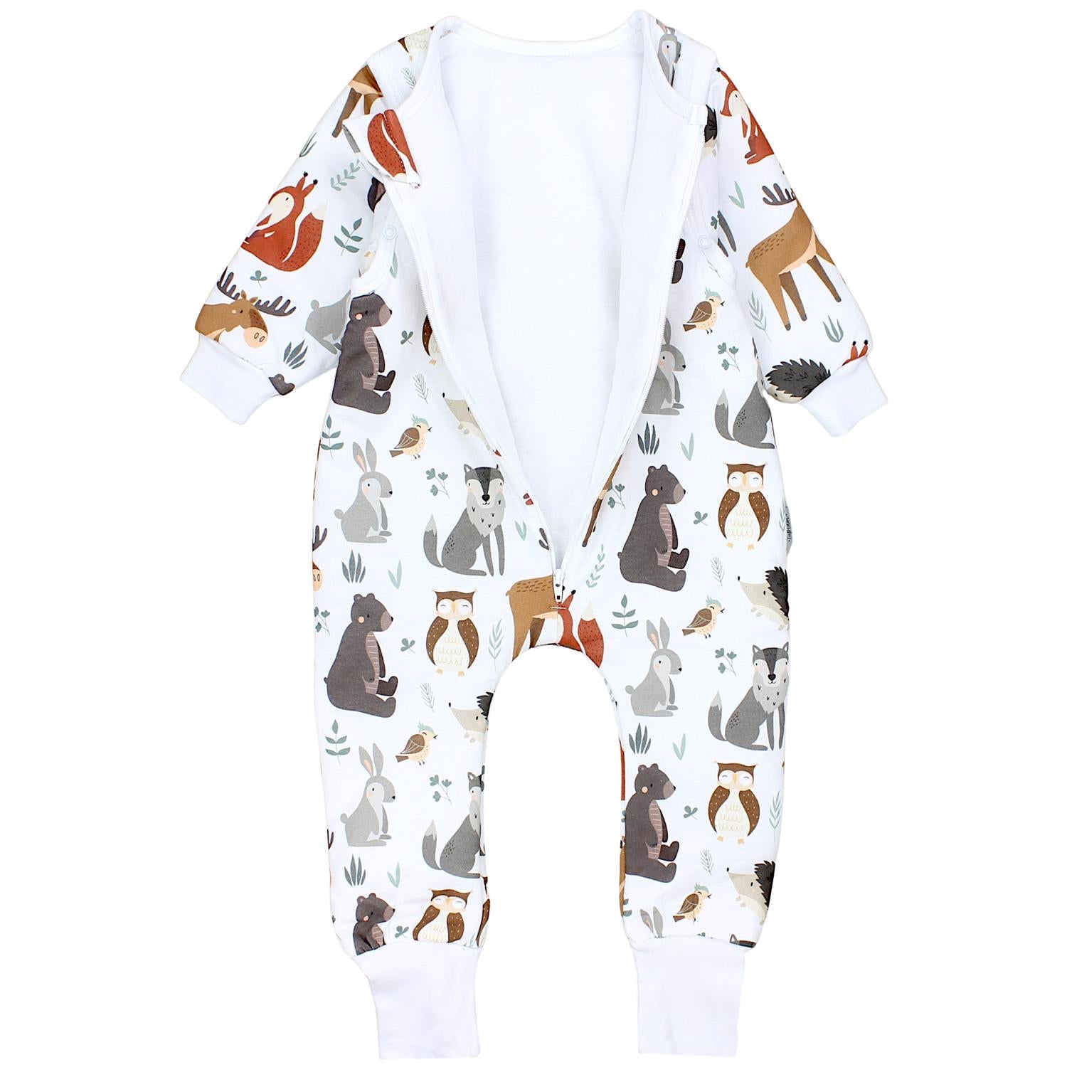 Winterschlafsack mit Beinen und Ärmeln