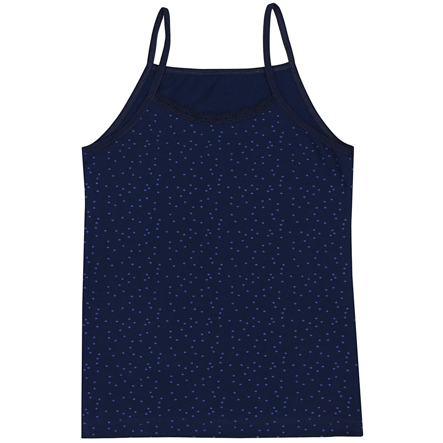 Mädchen Unterhemd Spaghettiträger - 5er Set