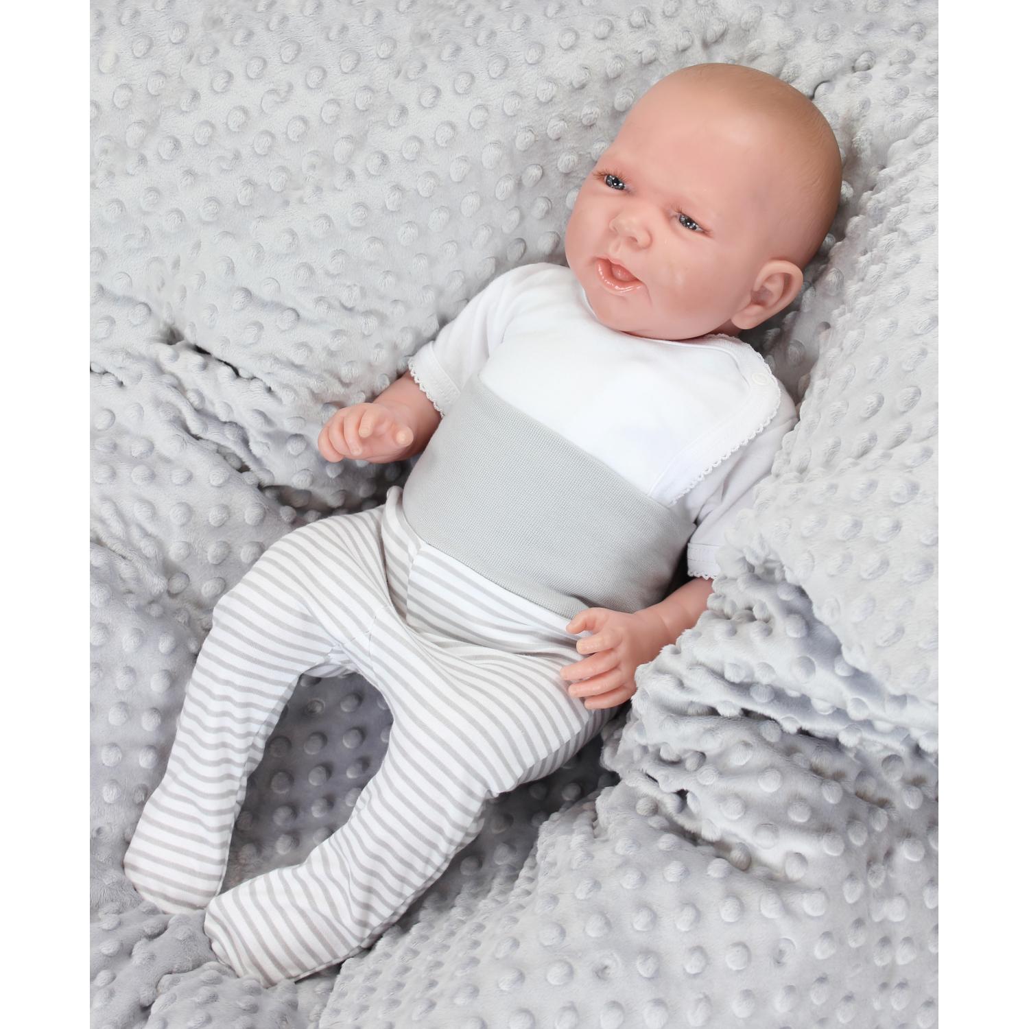 Baby Strampelhose mit Fuß - 3er Set