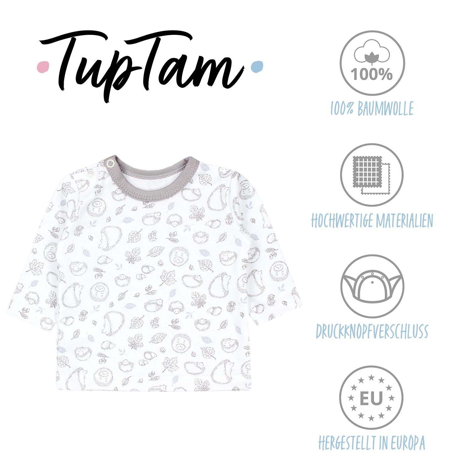 Baby Langarmshirt - 5er Set