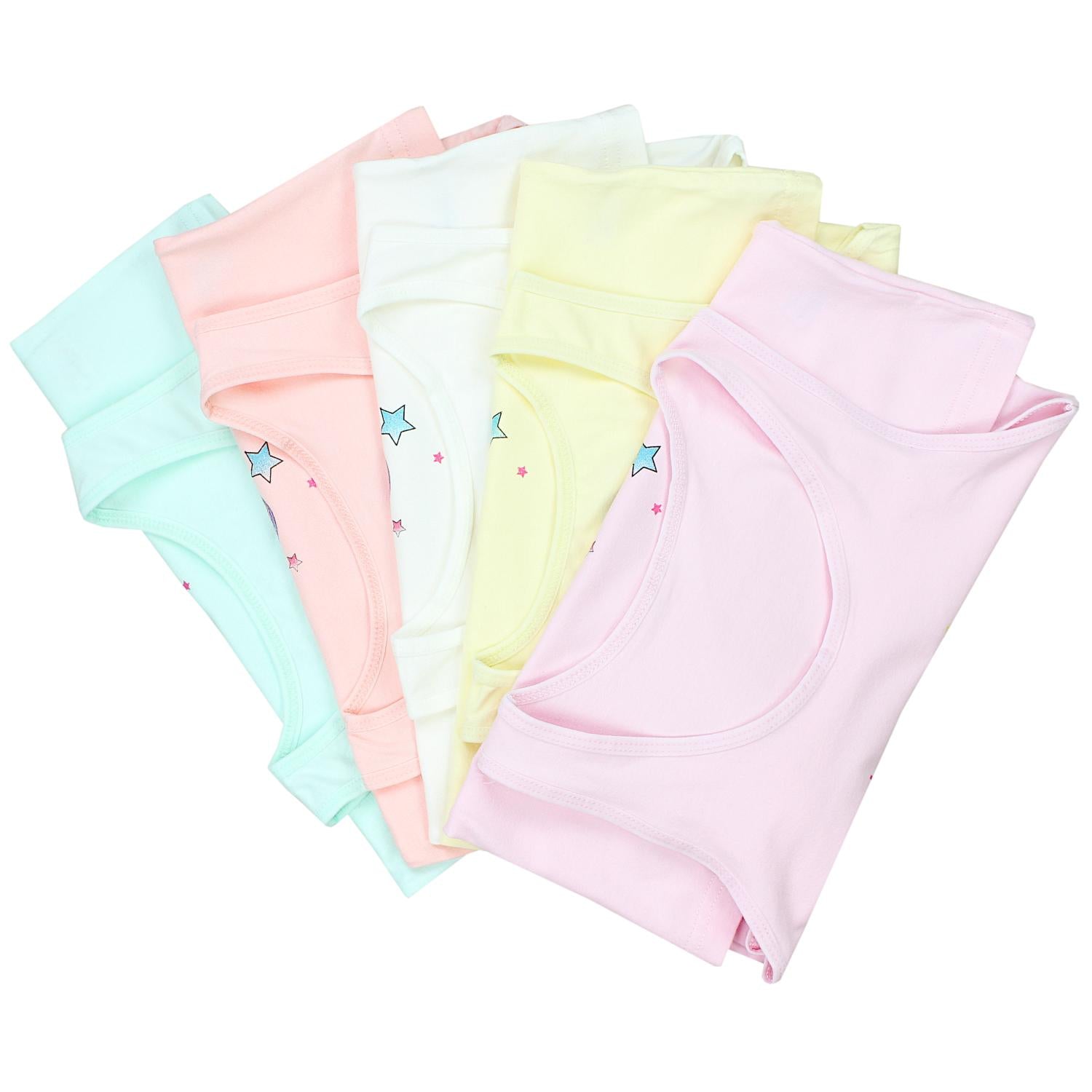 Unterhemd Ärmellos - 5er Set