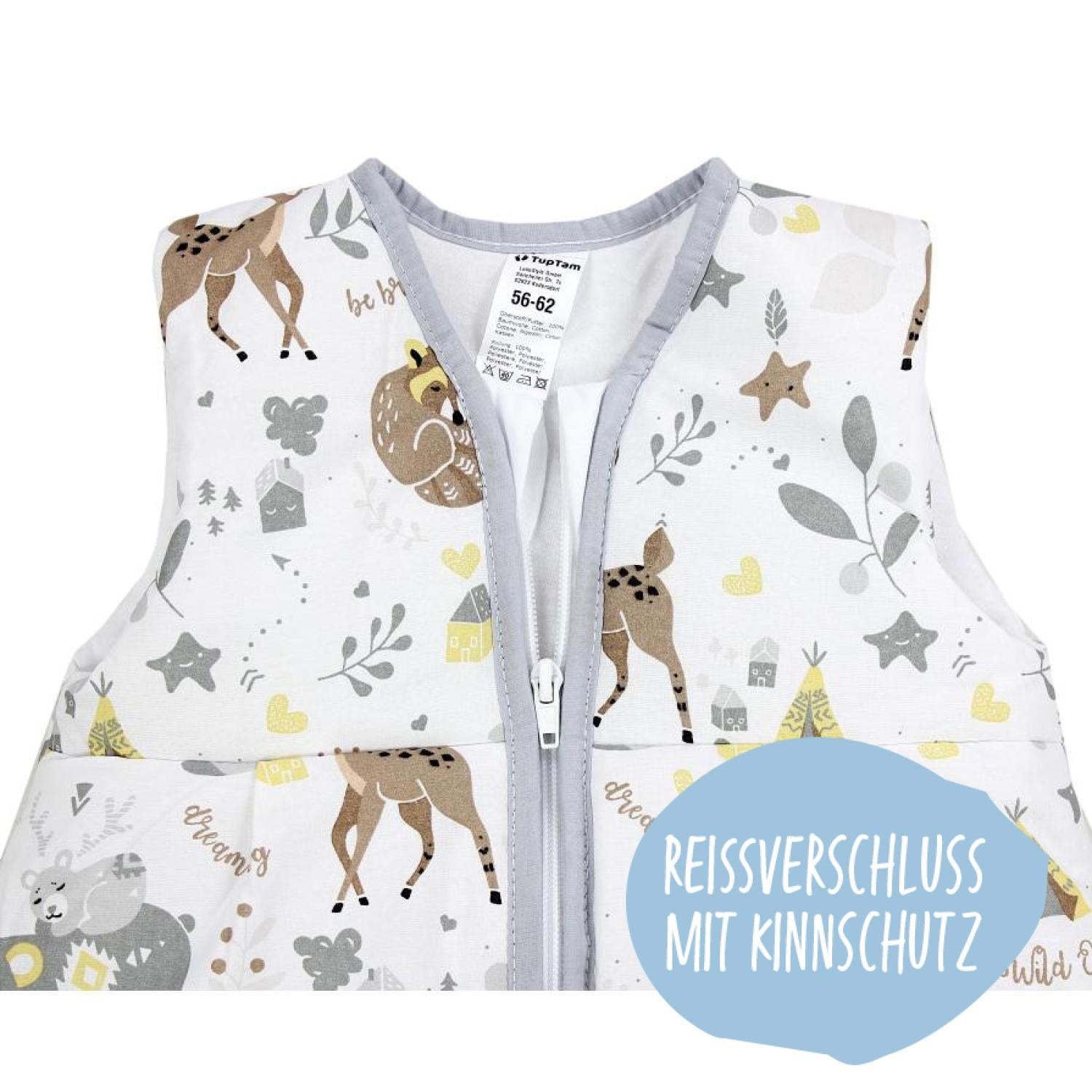 Baby Ganzjahresschlafsack ärmellos 2.5 TOG
