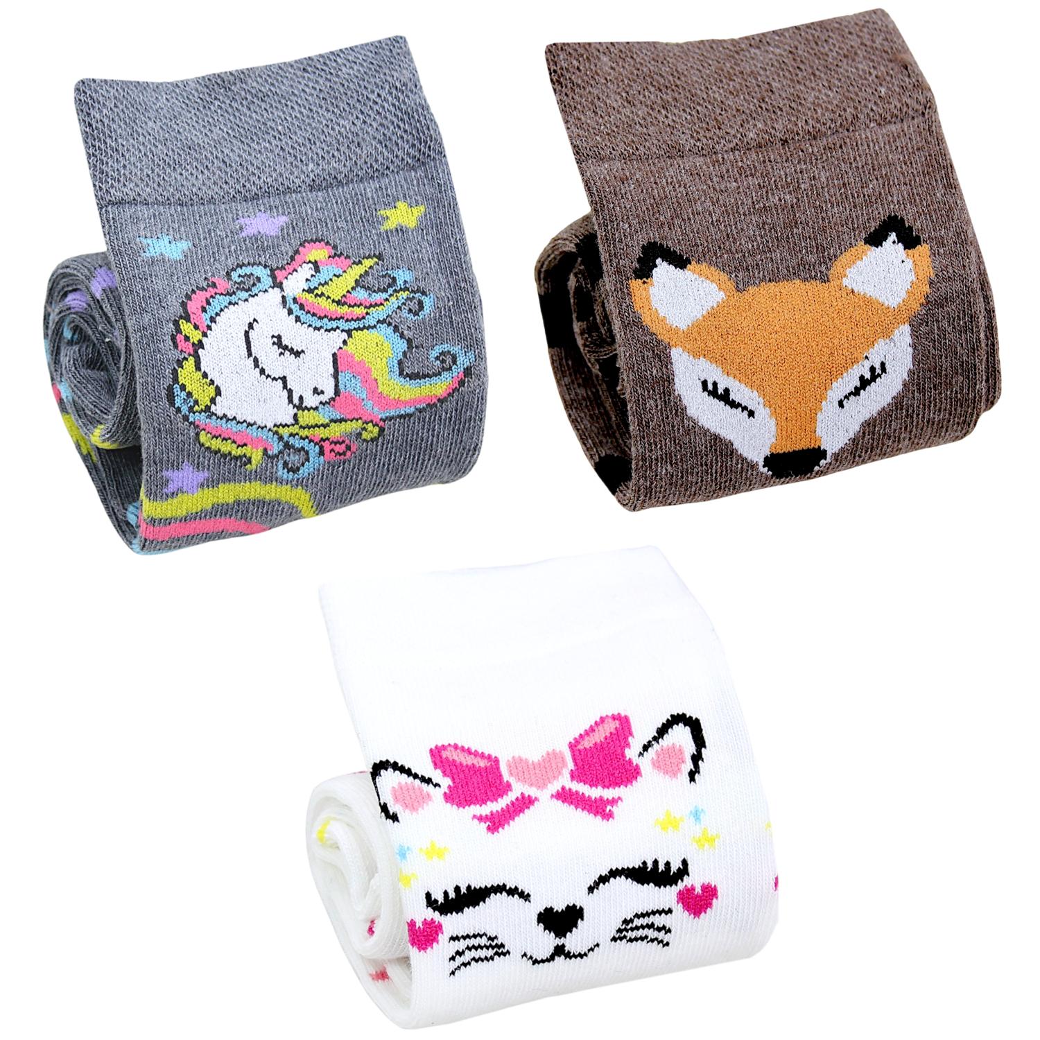 Knielange Socken - 3er Set