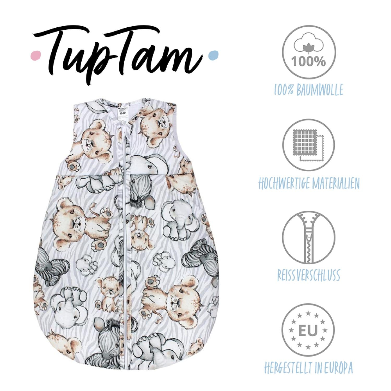 Kugelschlafsack ohne Ärmel 2,5 TOG