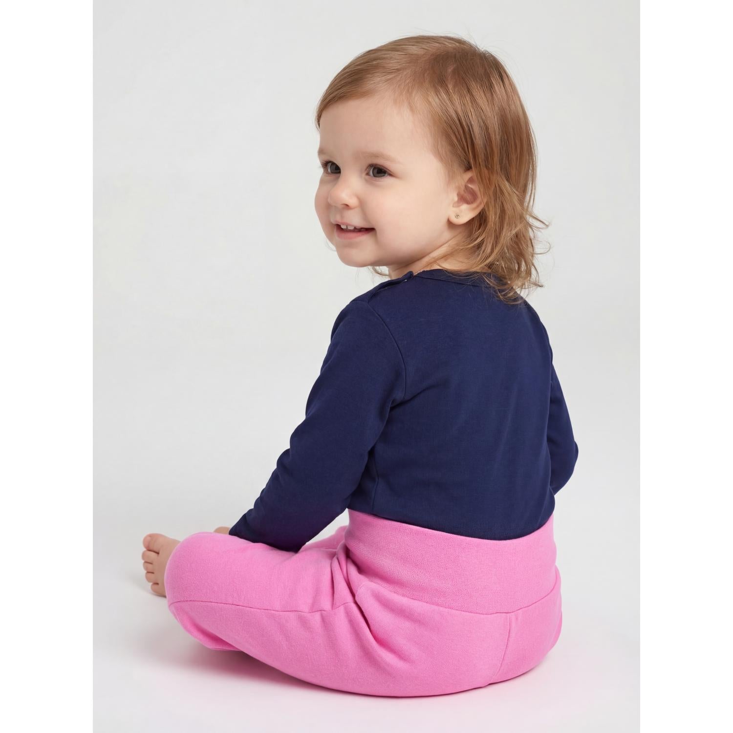 Langarm- Body mit Aufdruck - 5er Set