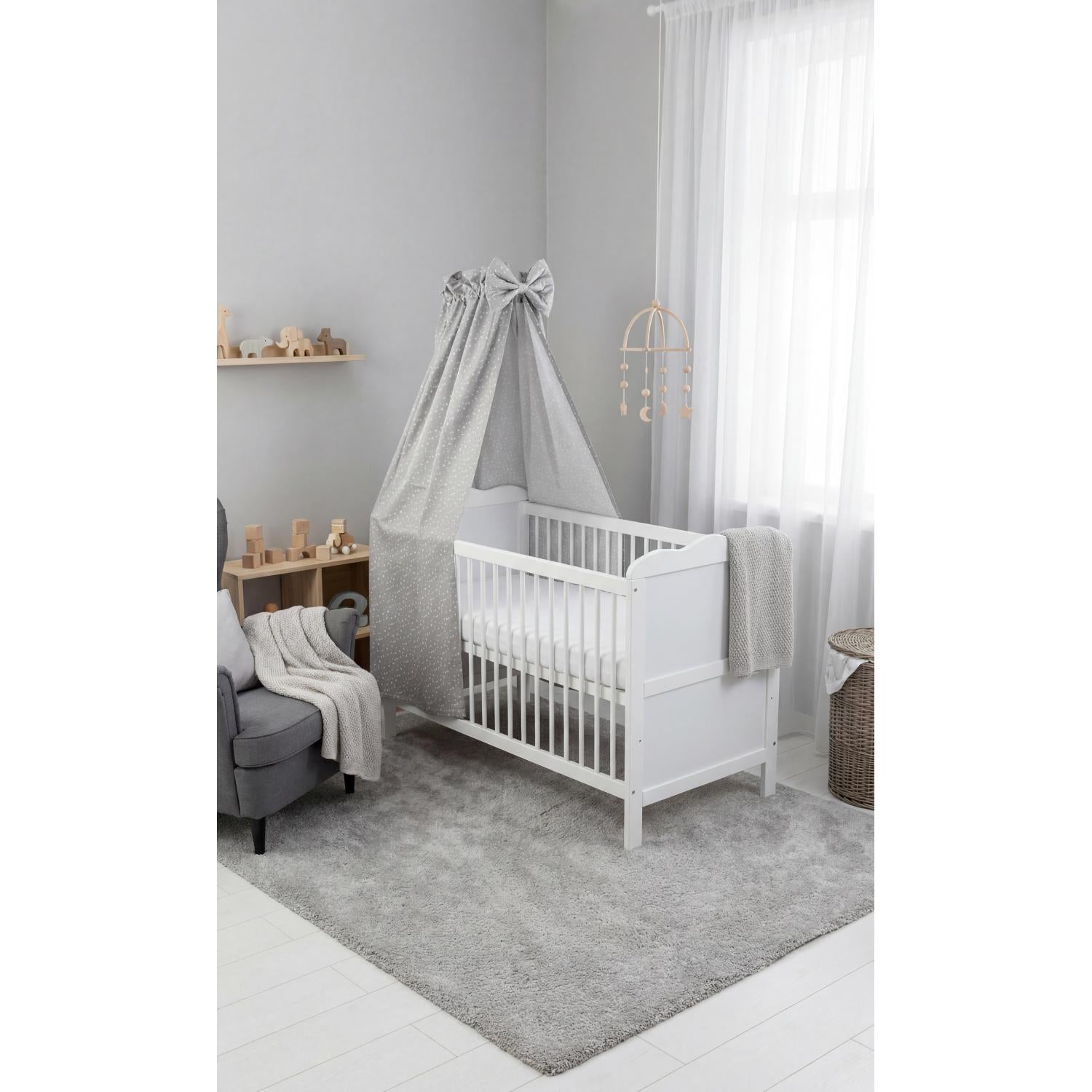 Babybett Himmel mit Schleifchen