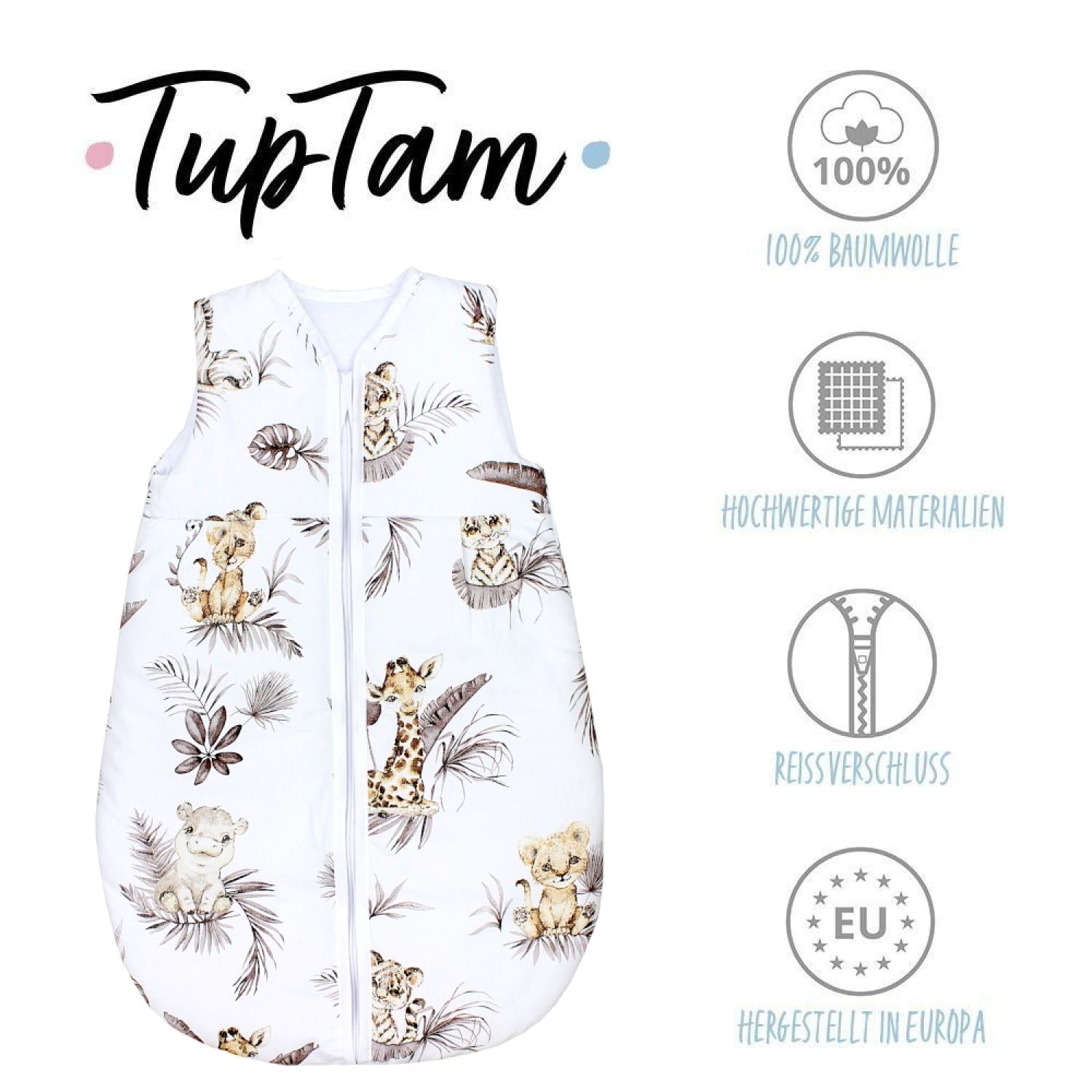 Baby Ganzjahresschlafsack ärmellos 2.5 TOG