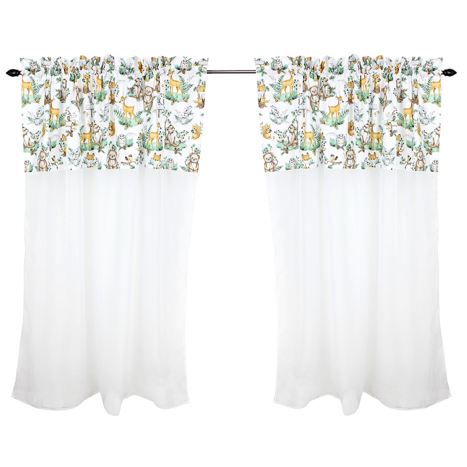 Kinderzimmer Voile/ Vorhänge/ Gardinen mit Tunnelzug Set