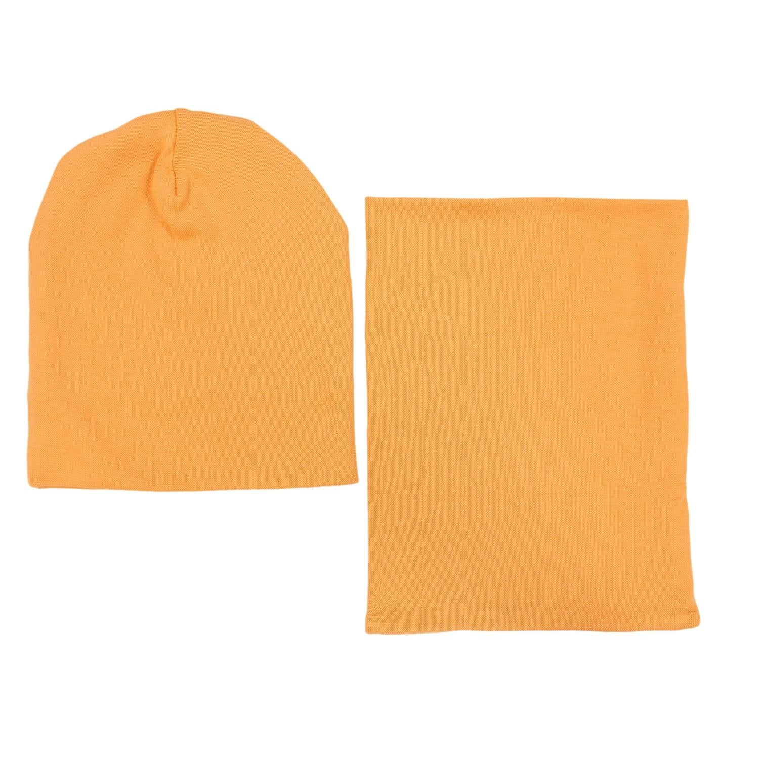 Kinder Beanie Mütze Schlauchschal Set