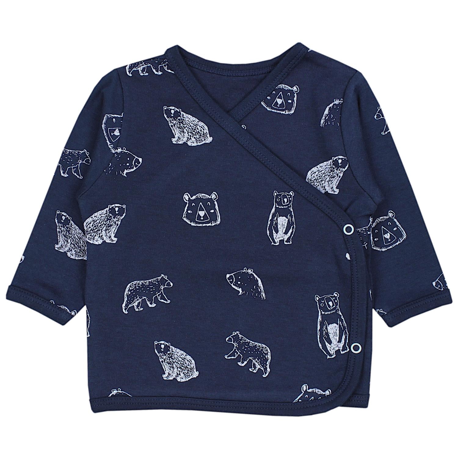 Baby Langarm Wickelshirt - 5er Set