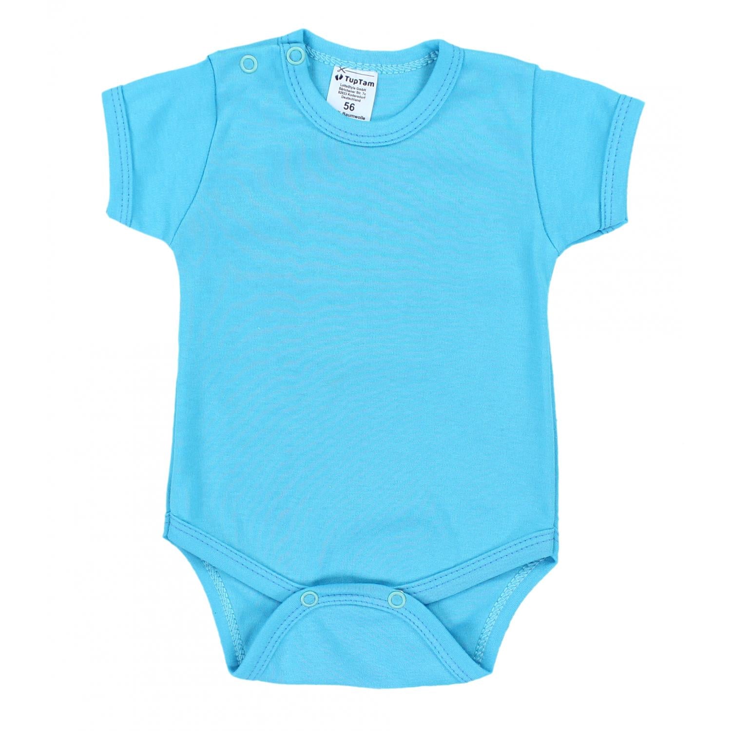 Baby Body Kurzarm Unifarben - 5er Set