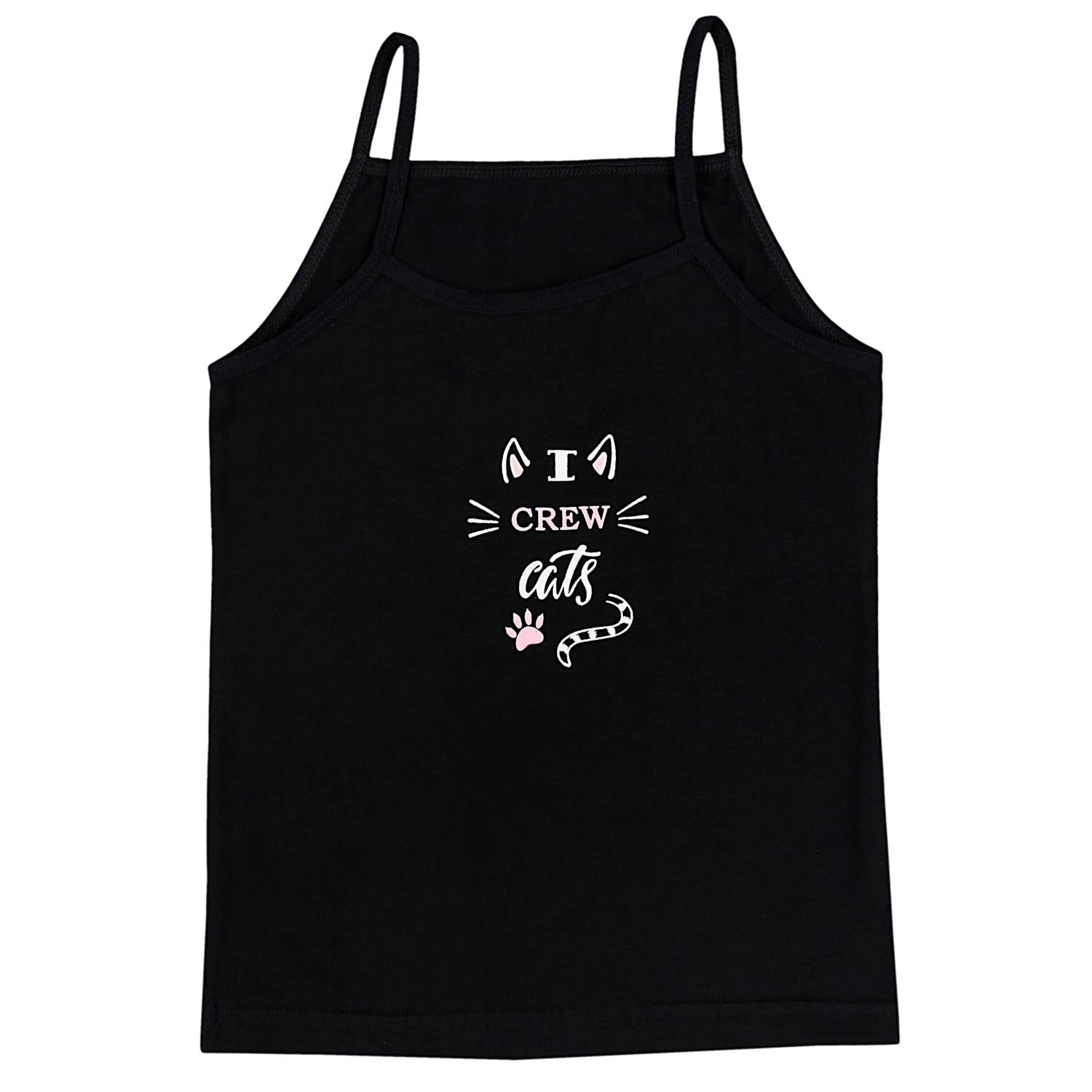 Mädchen Unterhemd Spaghettiträger - 5er Set