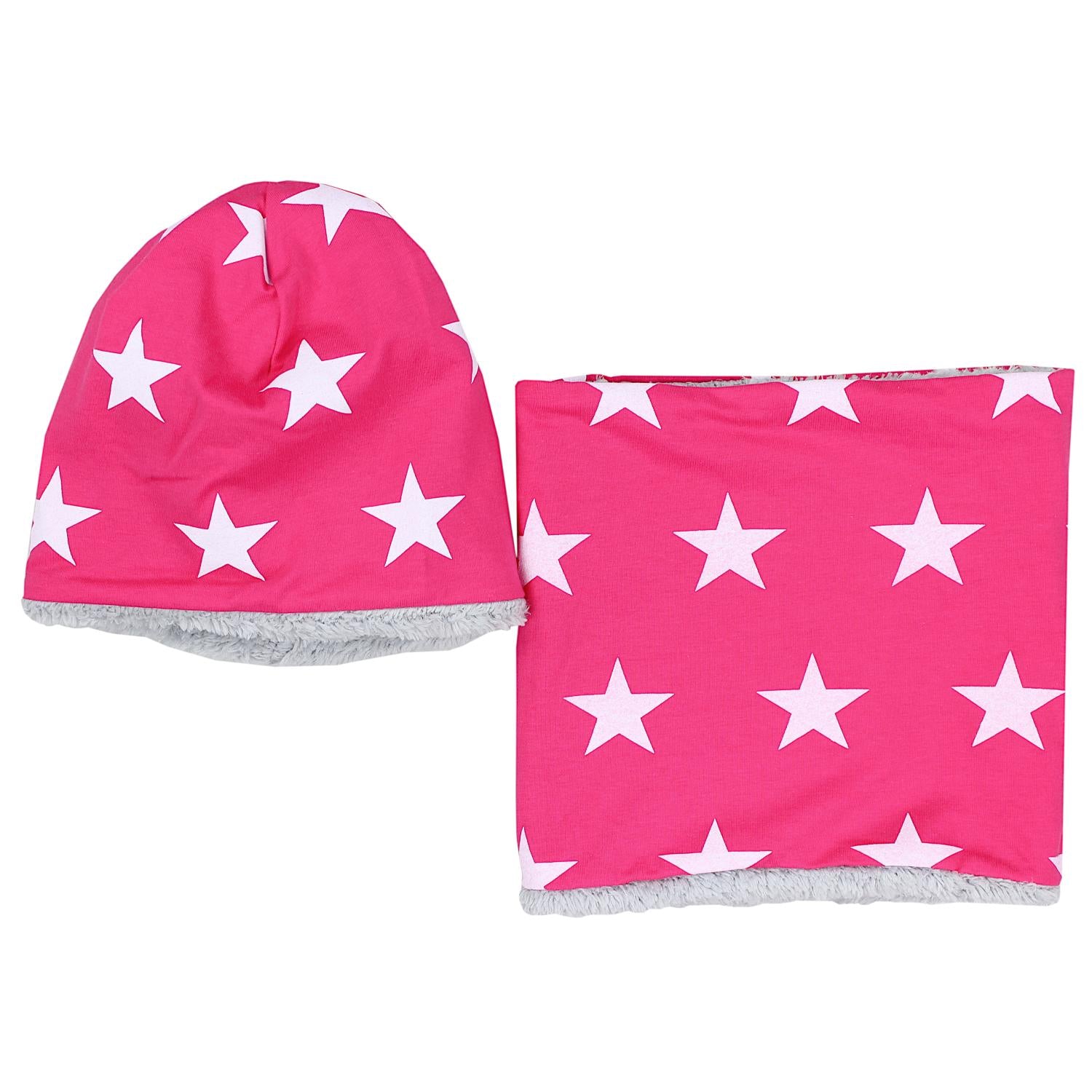 Madchen Beanie Mütze Schlauchschal Set