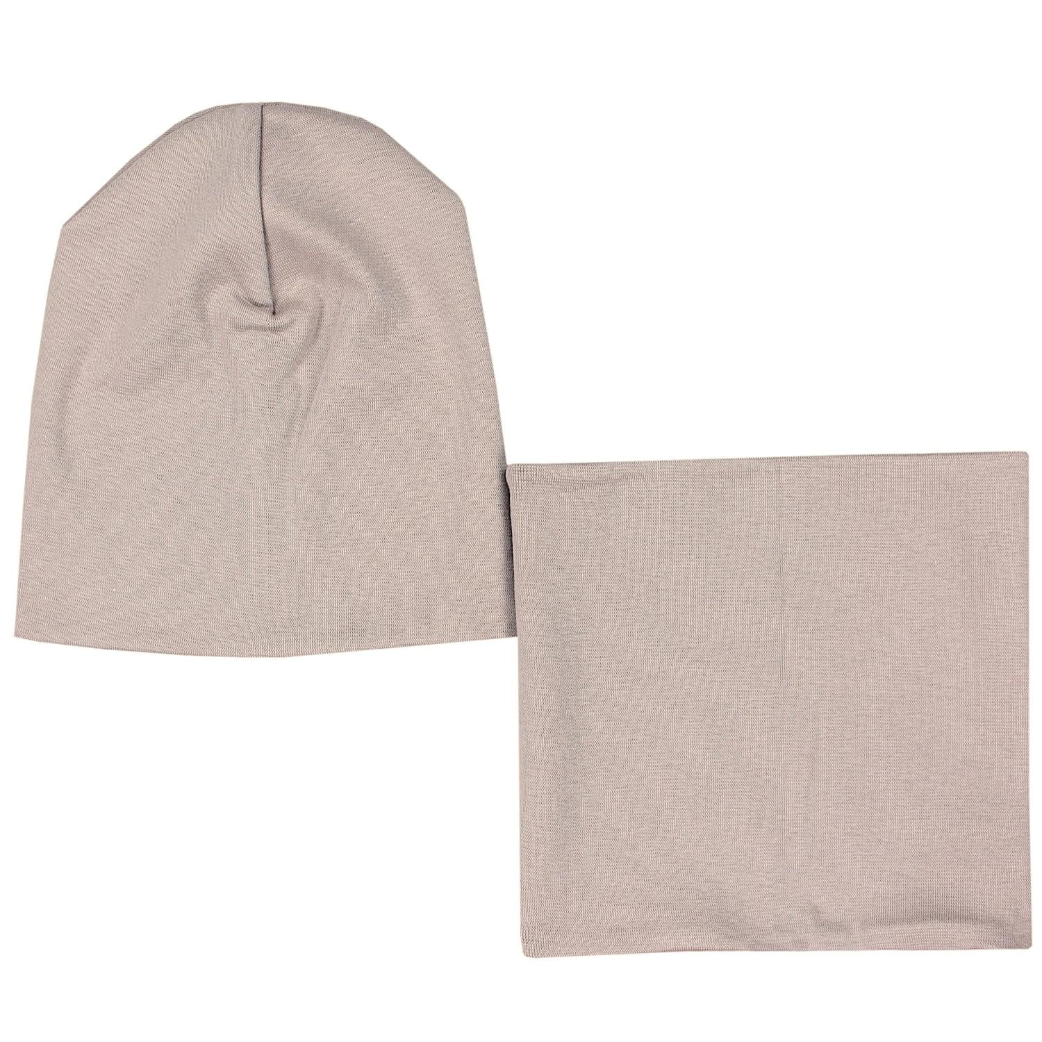 Kinder Beanie Mütze Schlauchschal Set