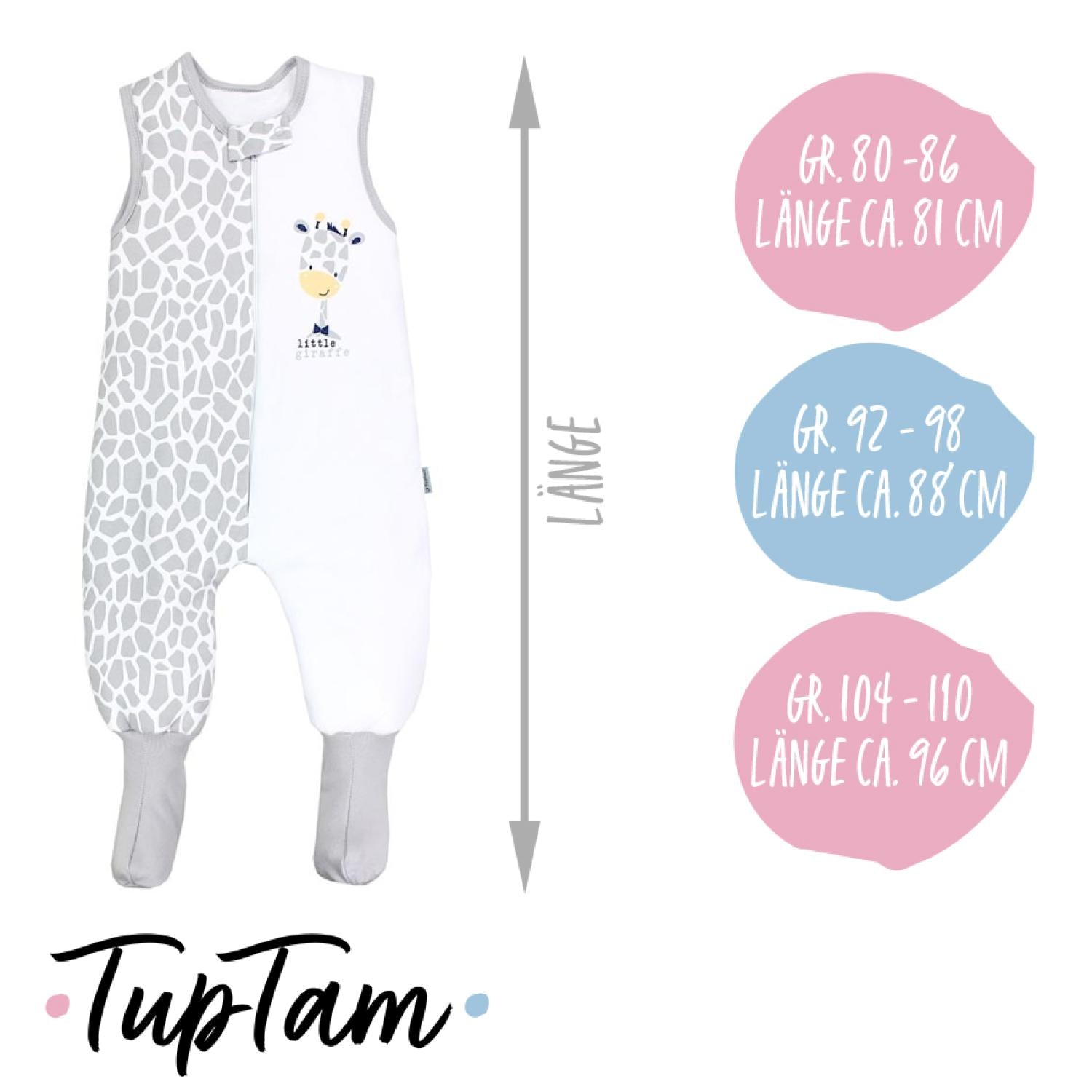 Schlafsack mit Füßen 2.5 TOG