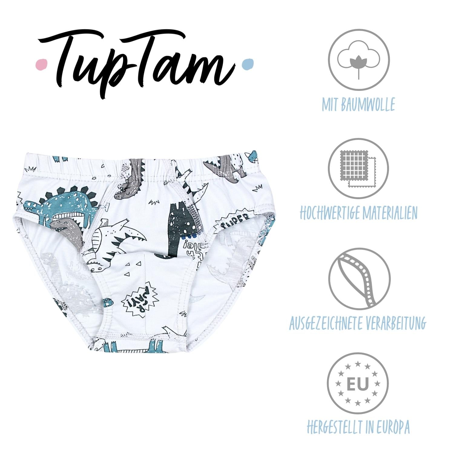 Kinder Boxershorts Unterhose 10er-Set